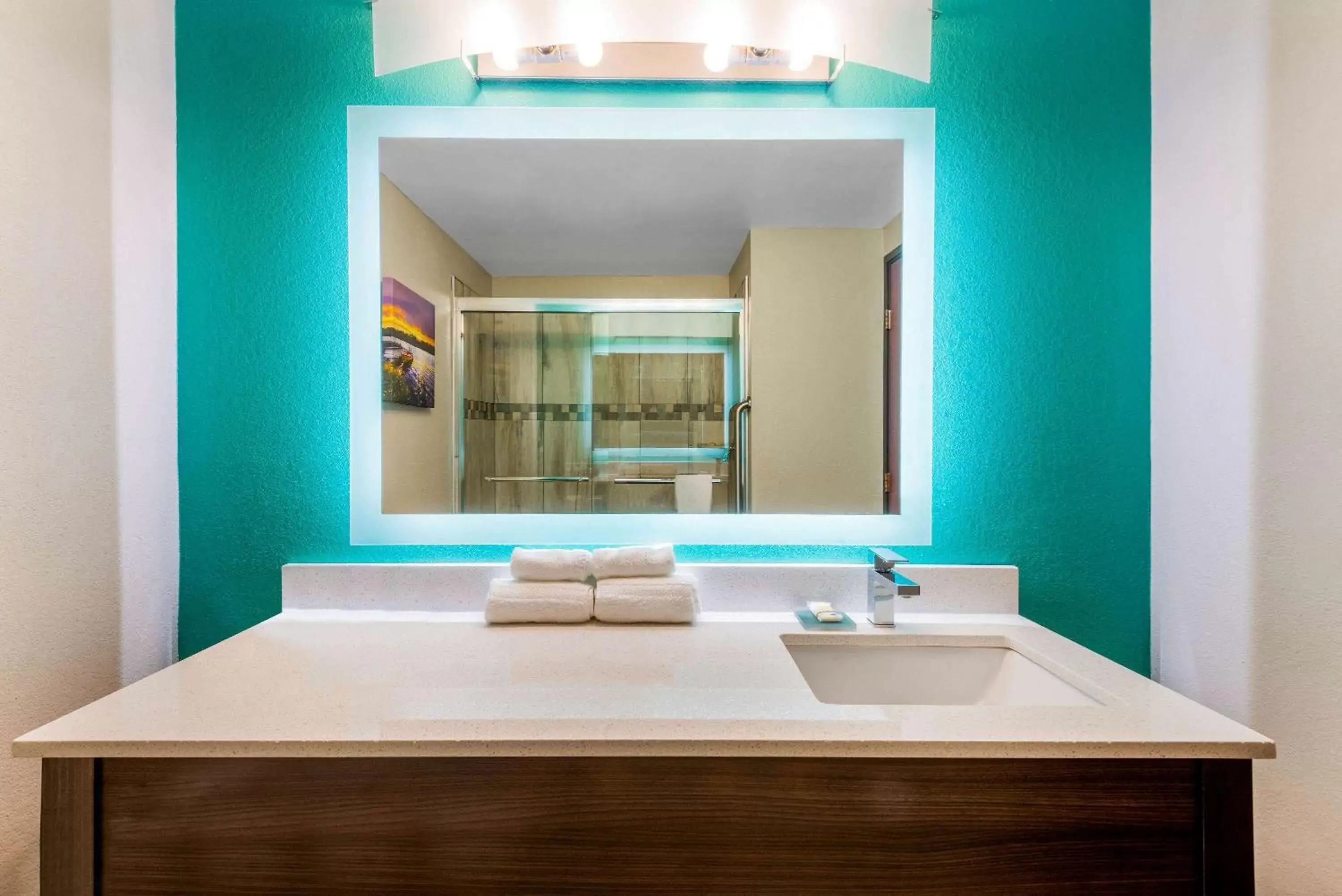 Bathroom in La Quinta by Wyndham Batavia