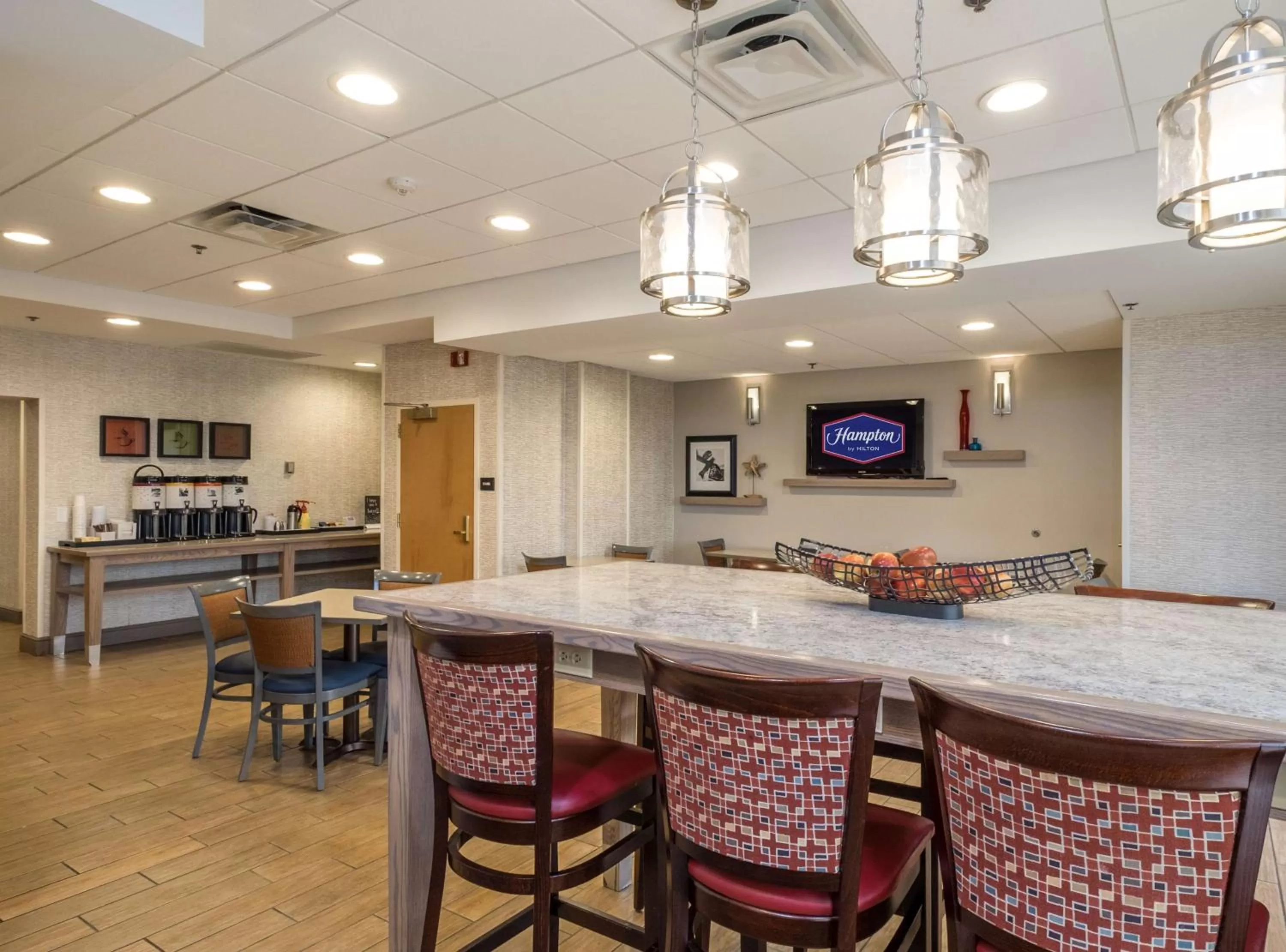 Lobby or reception in Hampton Inn Freeport/Brunswick