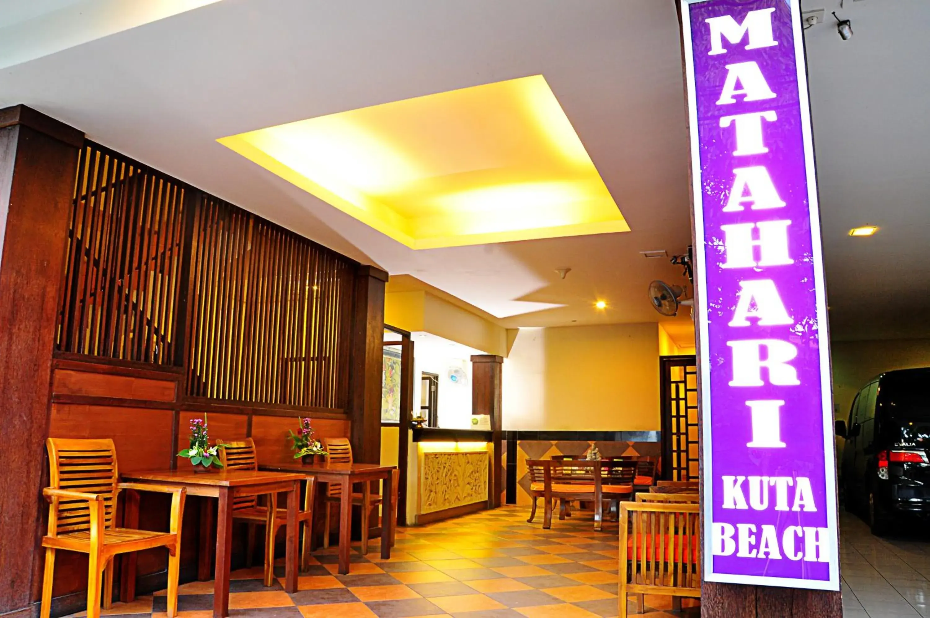 Lobby or reception in Matahari Guest House