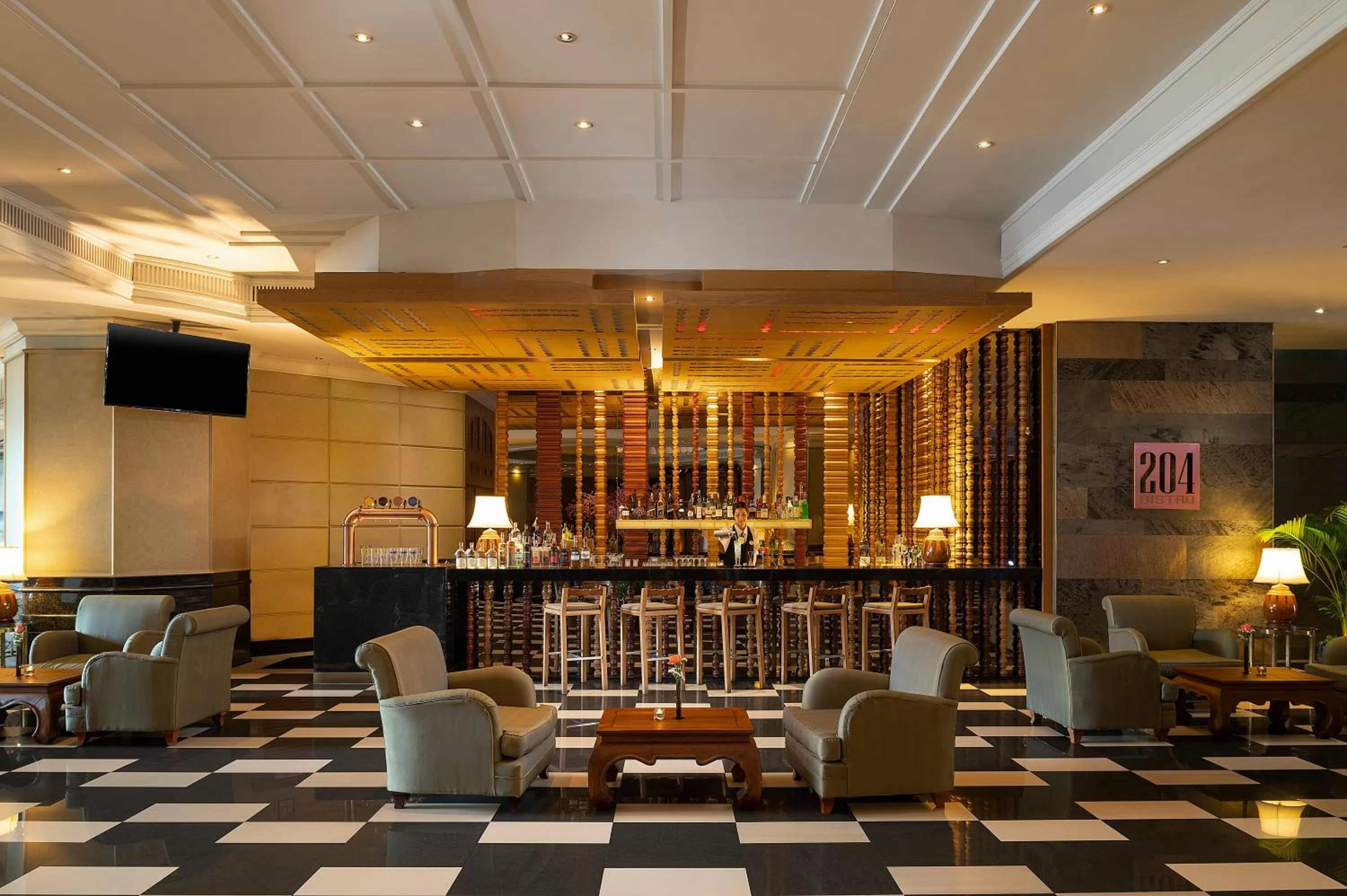 Lobby or reception in Swissotel Bangkok Ratchada