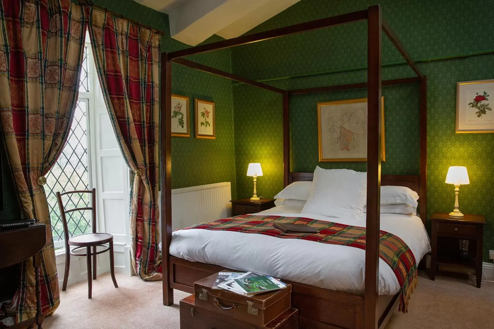 Bedroom, Bed in Augill Castle