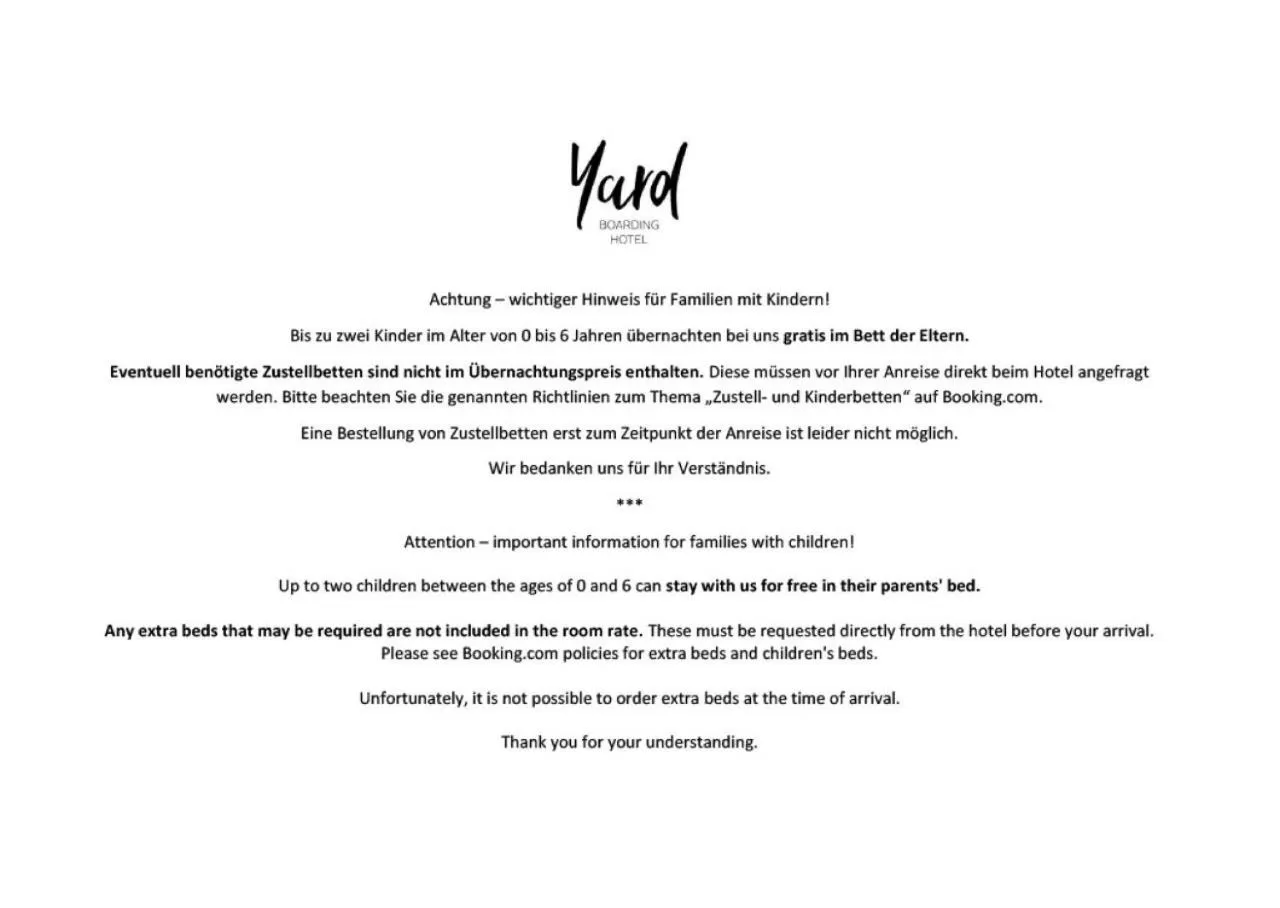 Logo/Certificate/Sign in meinwolfsburg hotel auf dem rittergut vormals Yard Boarding Hotel