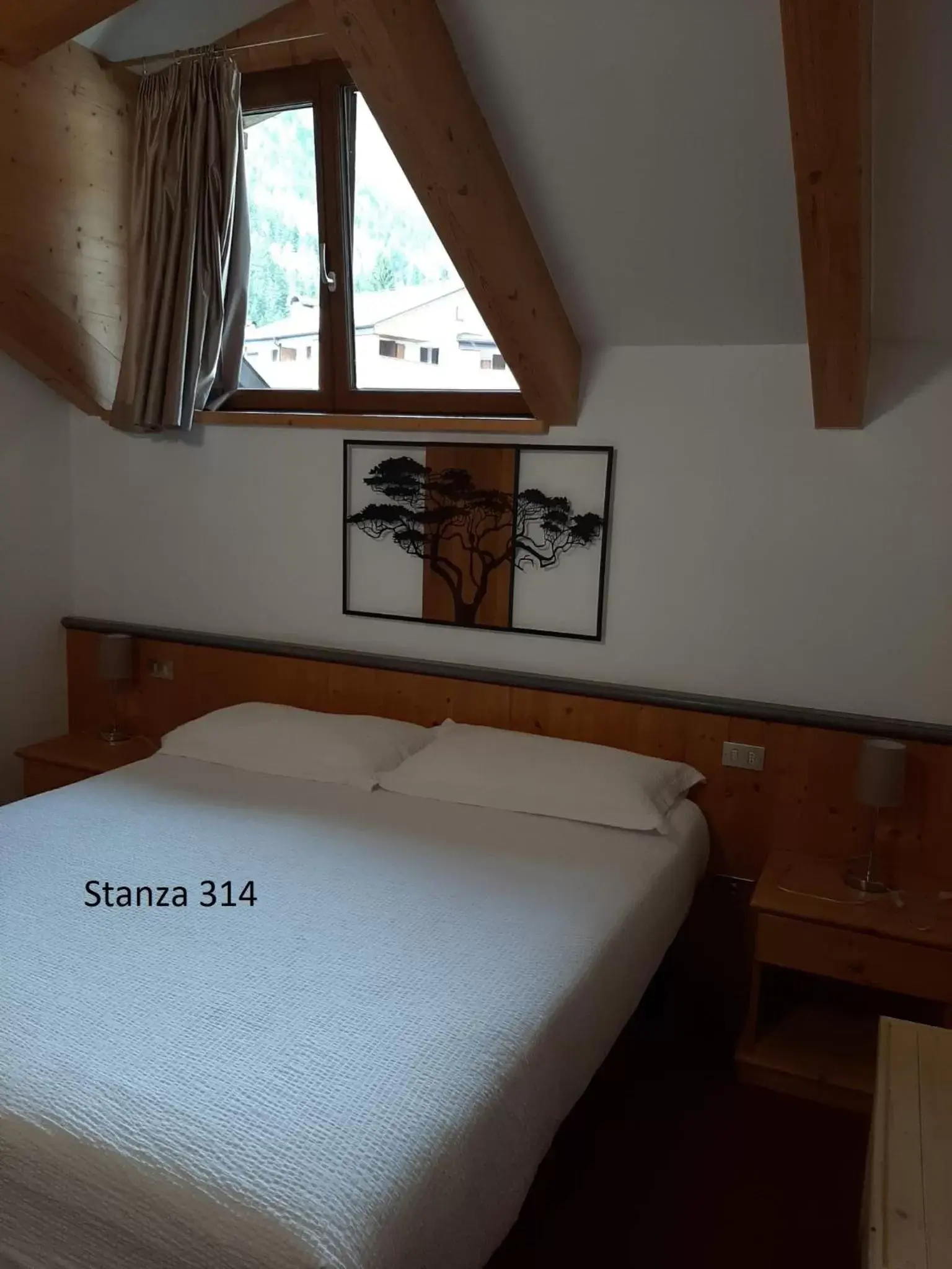 Bedroom, Bed in Hotel Pizboè