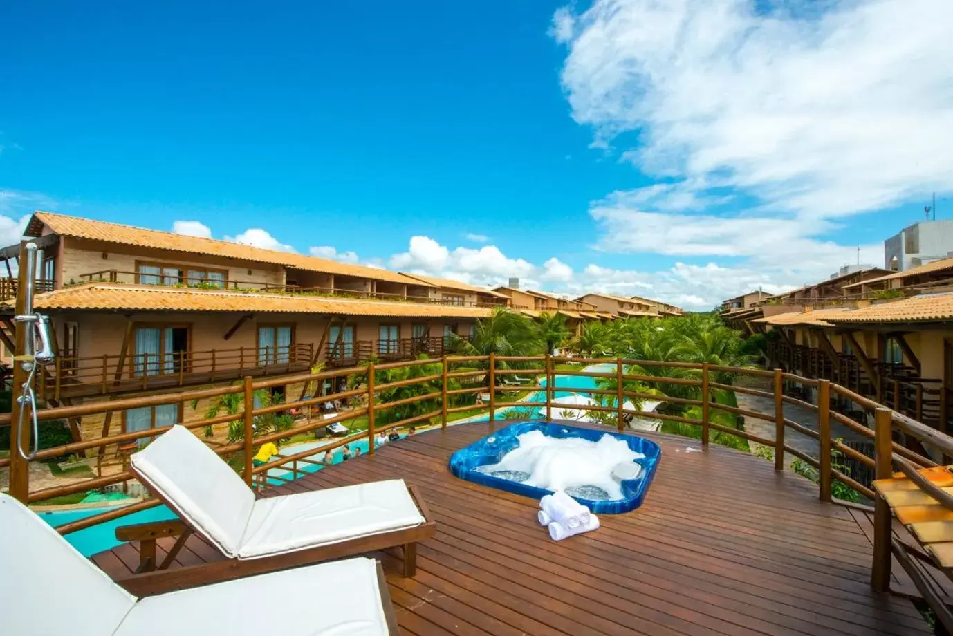 Property building, Pool View in Praia Bonita Resort & Conventions - Praia de Camurupim