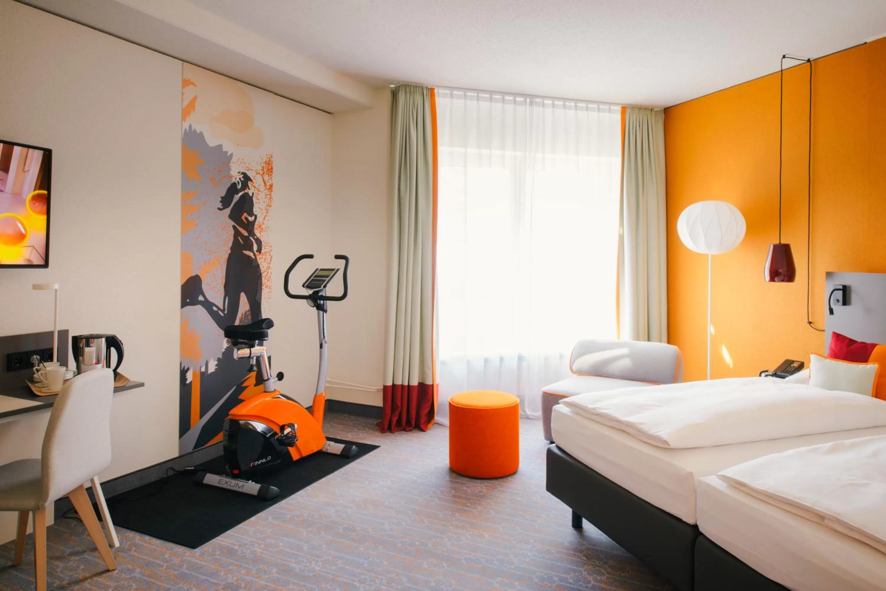 Seating area, Bed in Vienna House Easy by Wyndham Coburg