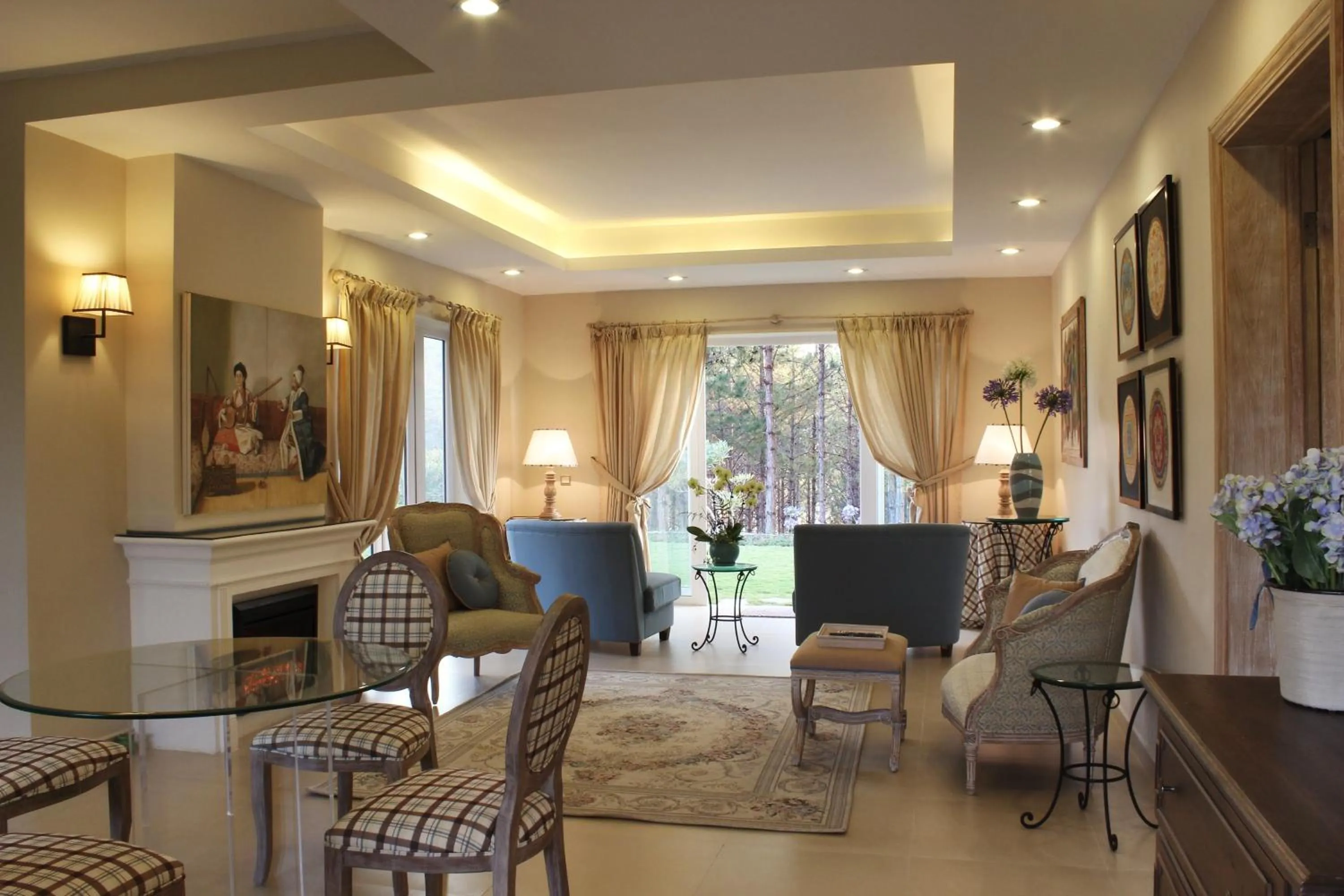 Living room in Binh An Village Resort