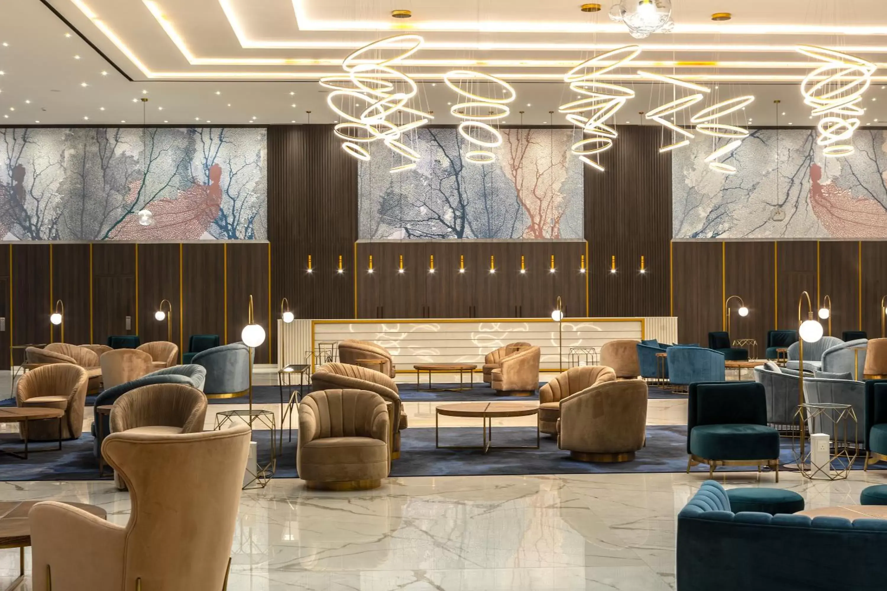 Lobby or reception in Chrysomare Beach Hotel & Resort