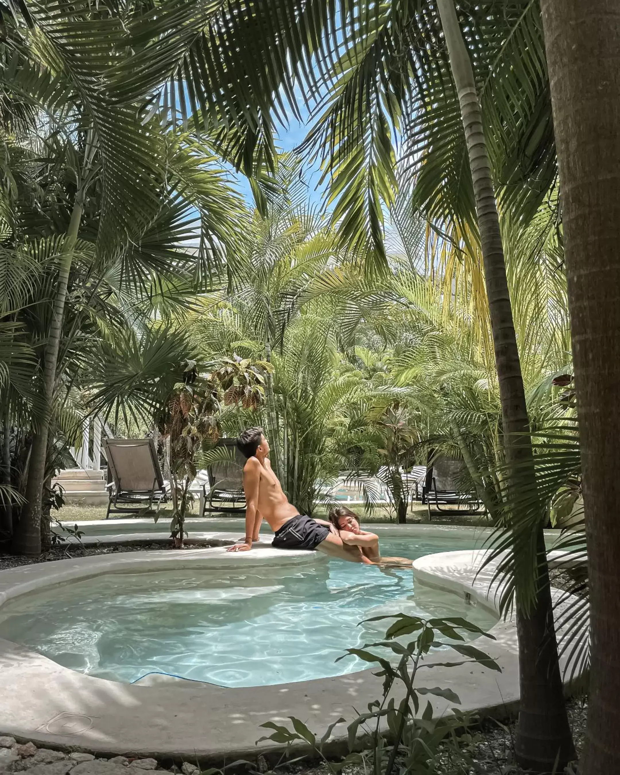 Swimming Pool in Intima Resort Tulum Adults Only (Clothing Optional)