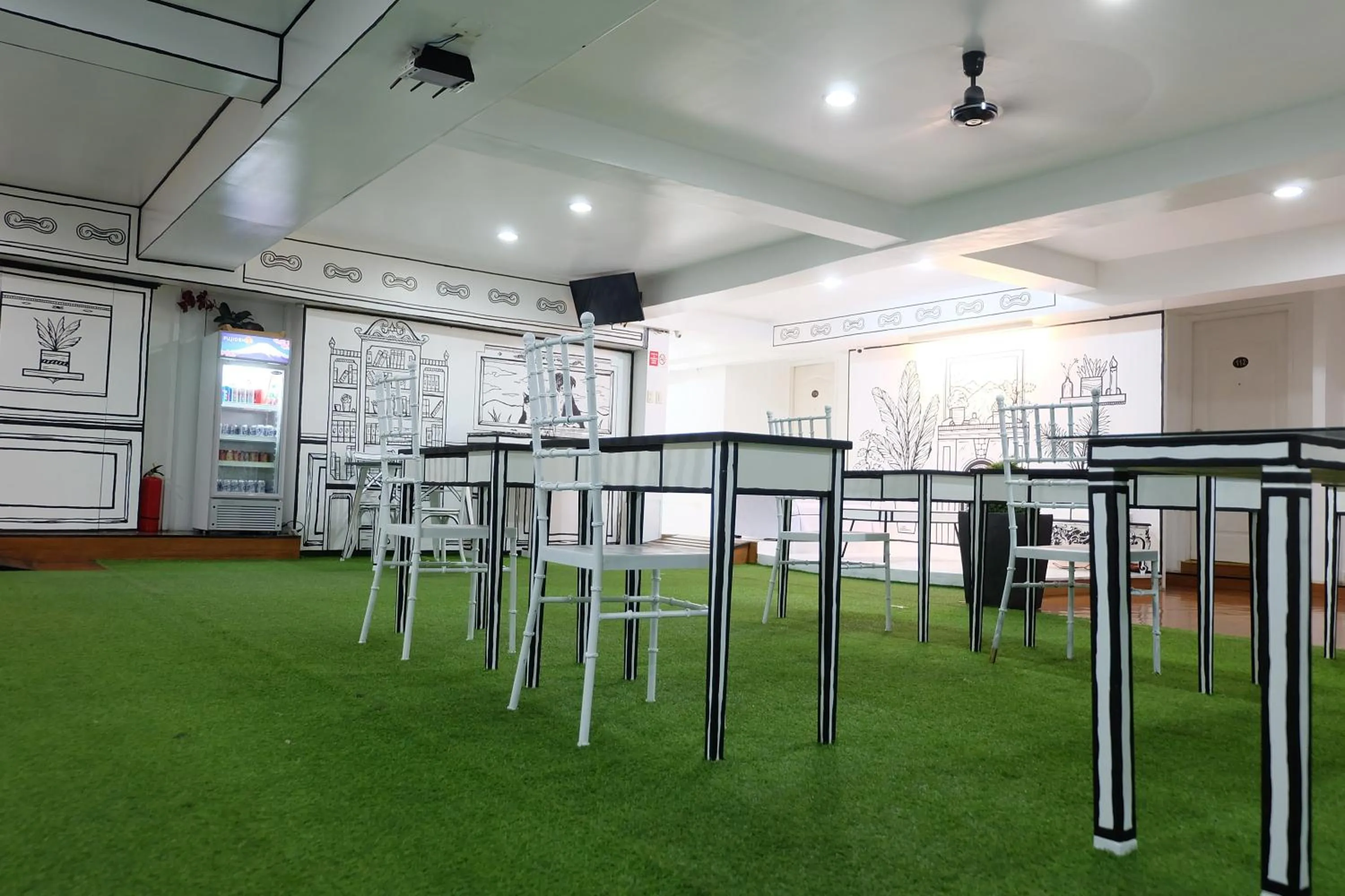 Decorative detail in Spaces Hotel Makati