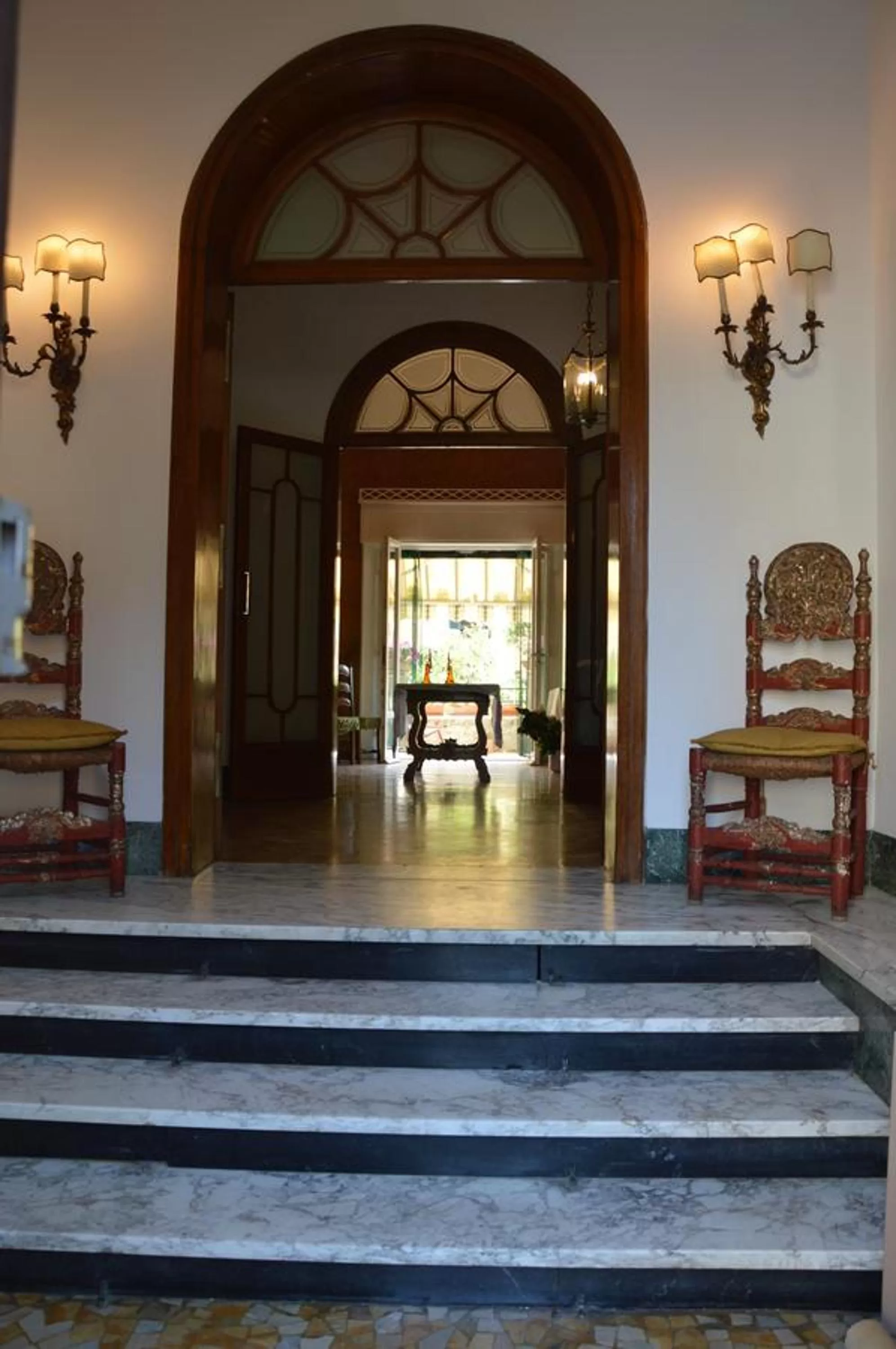 Facade/entrance in Villa Gini