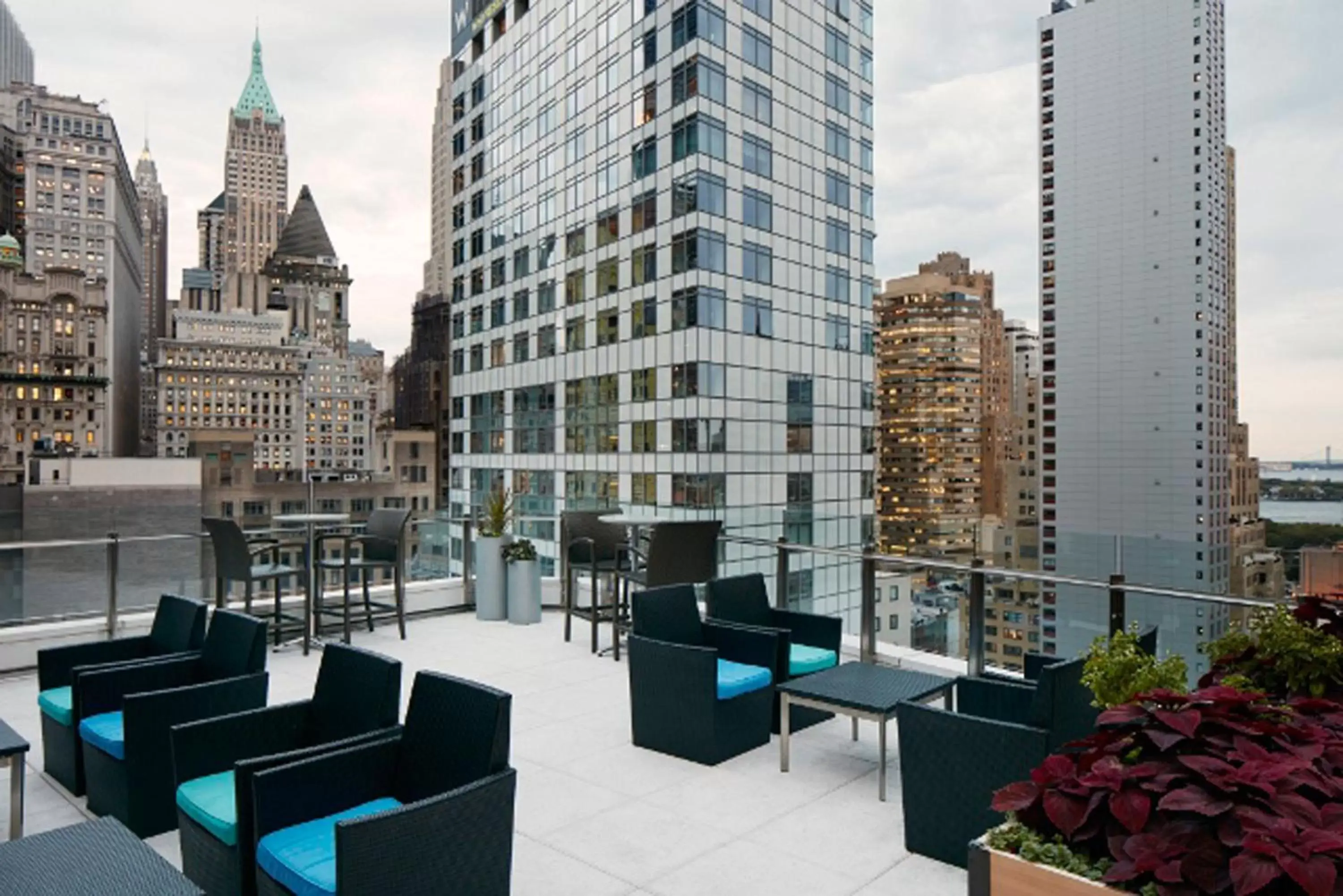 Seating area, Patio/Outdoor Area in Club Quarters Hotel World Trade Center, New York