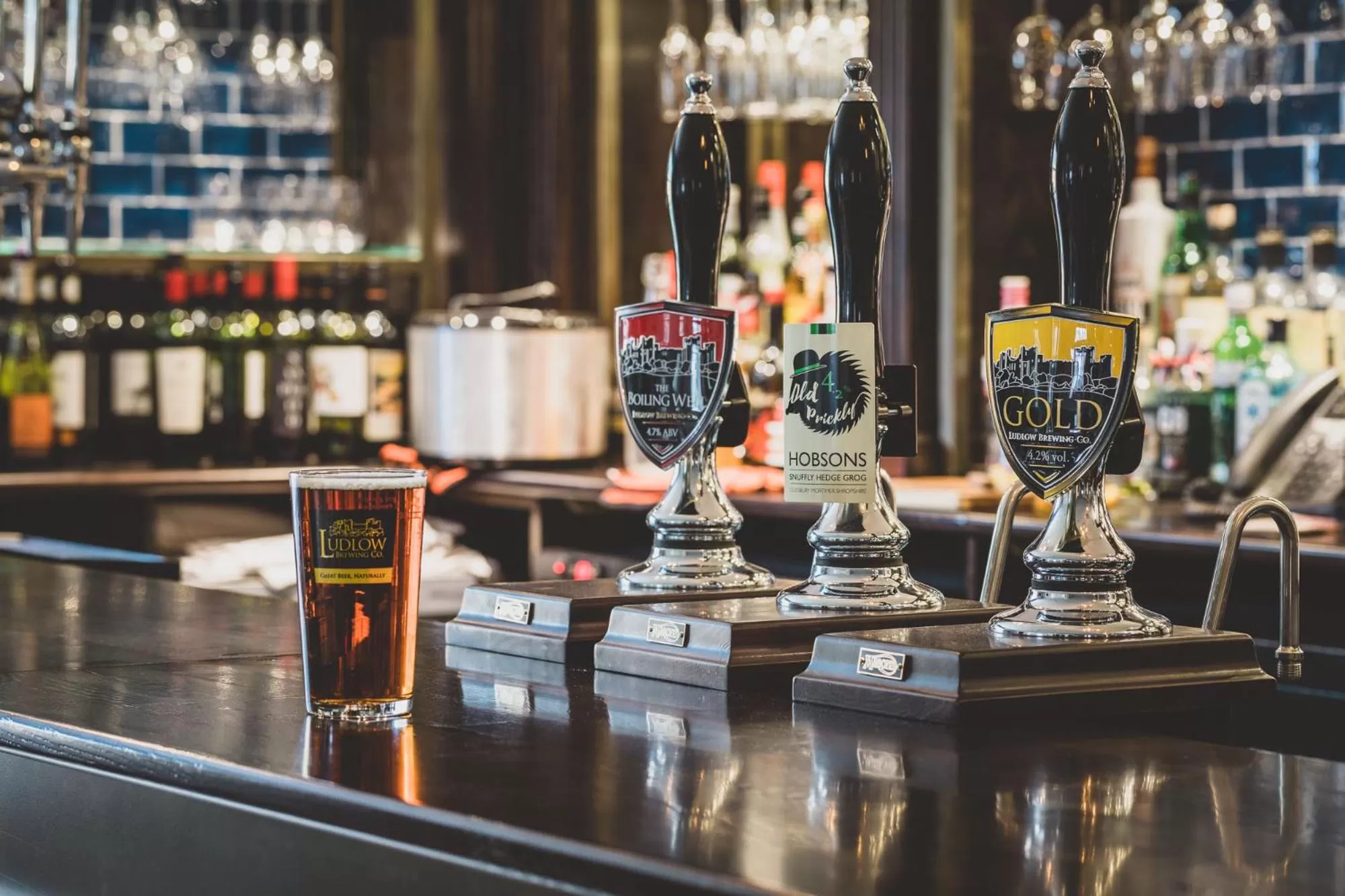 Lounge or bar in The Clive Arms