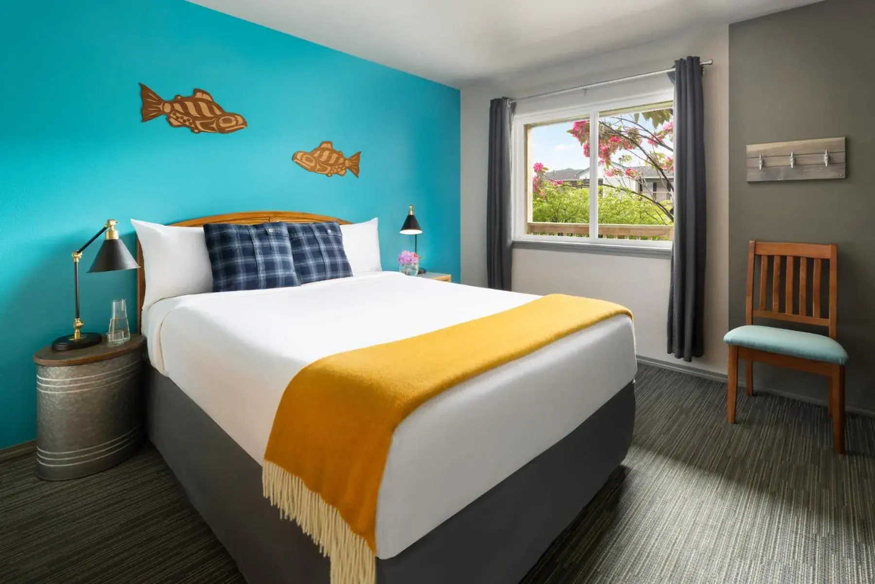 Bed in The Ketch Inn Bed in The Ketch Inn