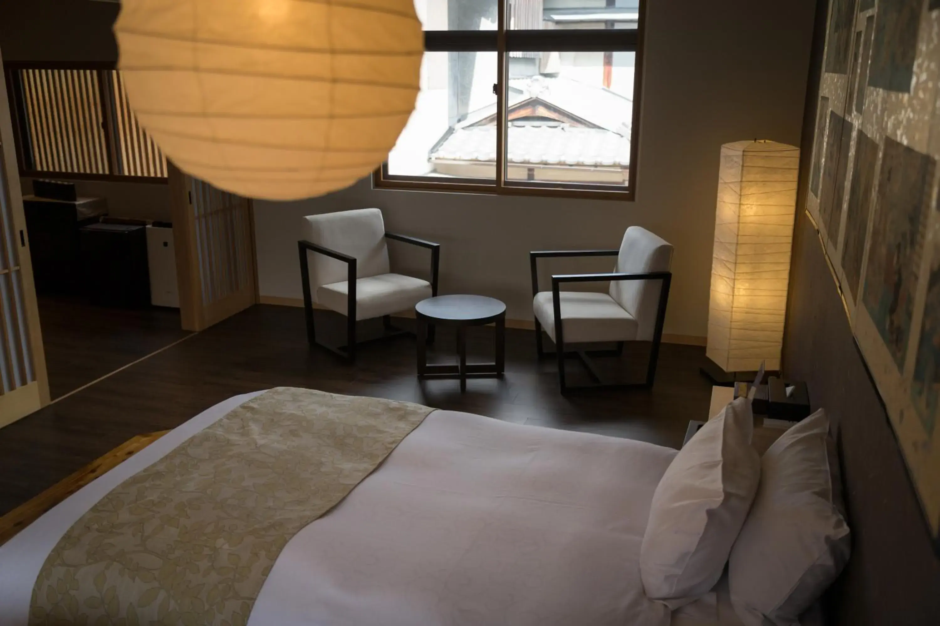 Photo of the whole room, Bed in Nazuna Kyoto Nijo-jo