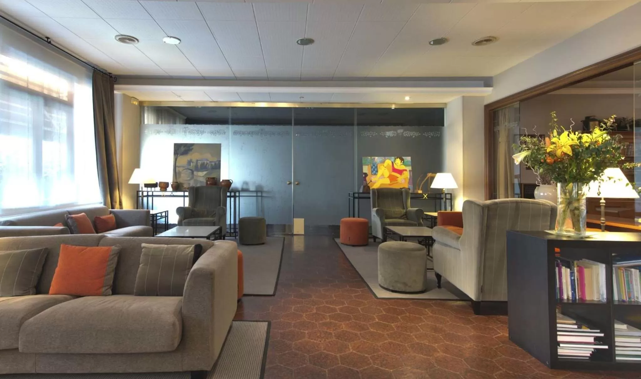 Lounge or bar in Hotel Restaurant Pessets & SPA