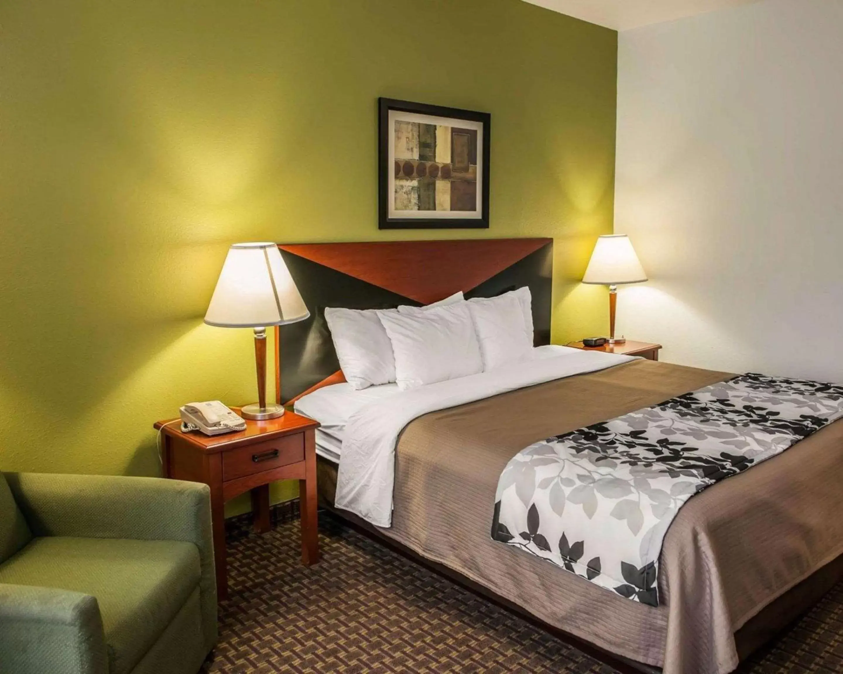 Photo of the whole room, Bed in Sleep Inn South Bend Airport