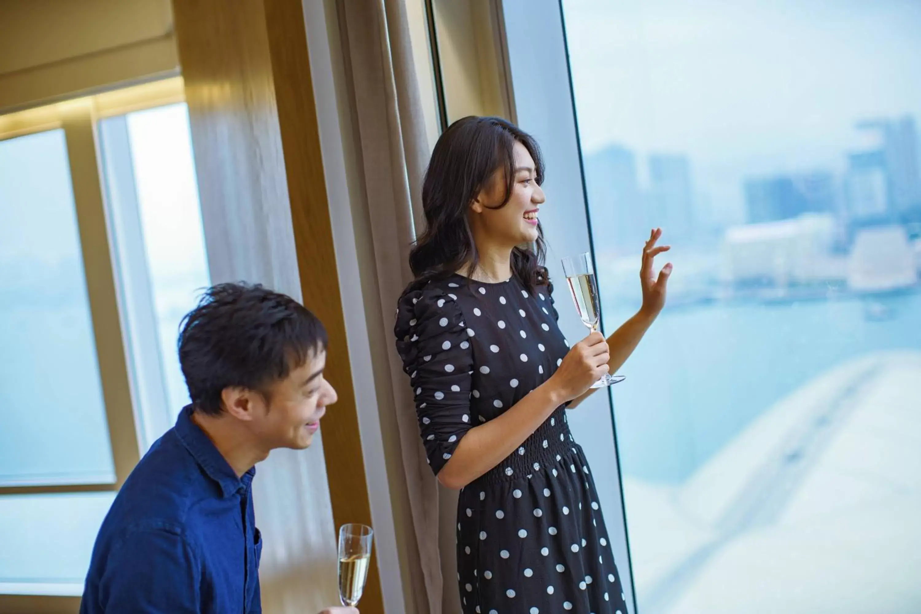 Photo of the whole room in Renaissance Hong Kong Harbour View Hotel