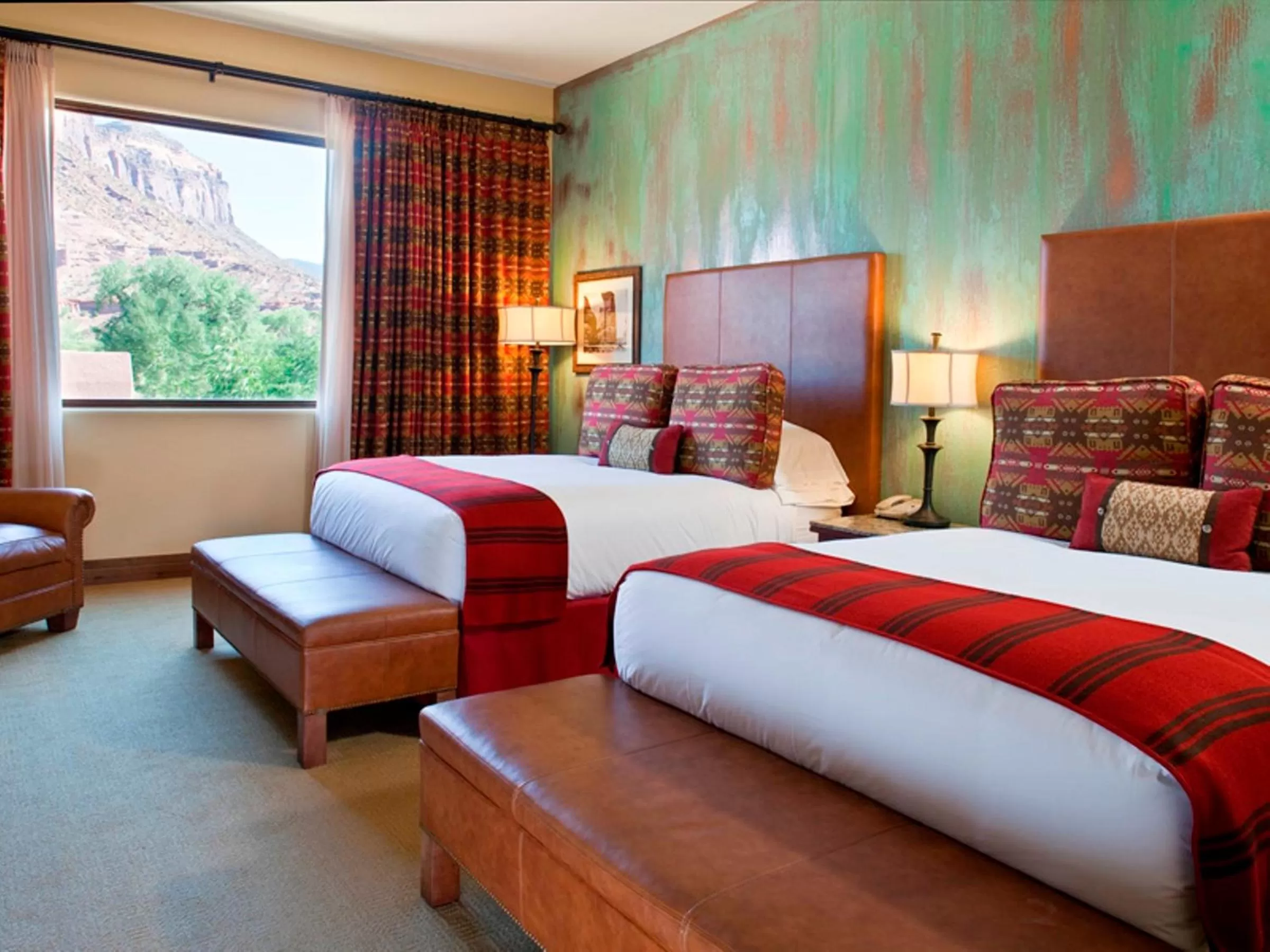 Bed in Gateway Canyons Resort, a Noble House Resort