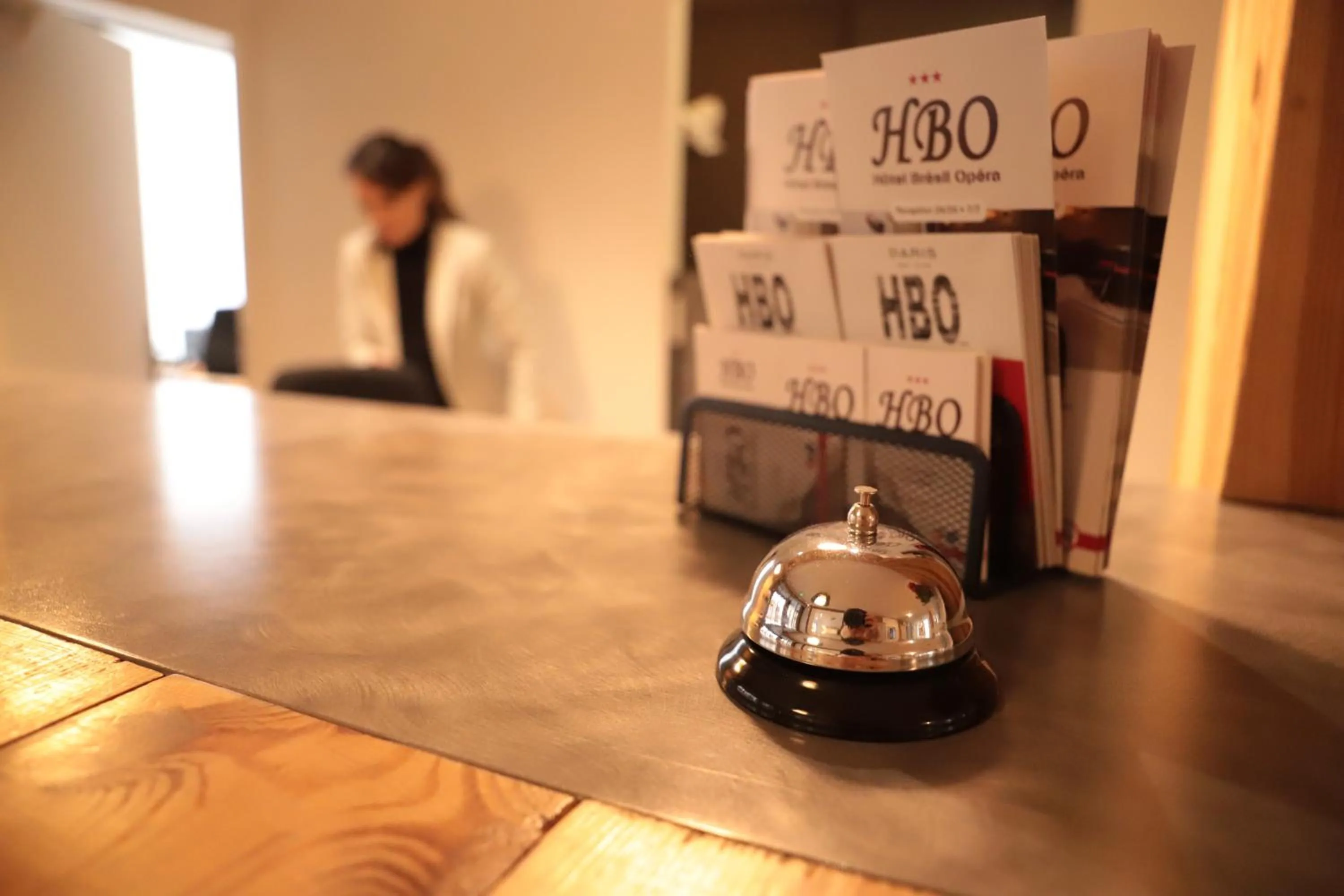 Lobby or reception in Hôtel Brésil Opéra SPA