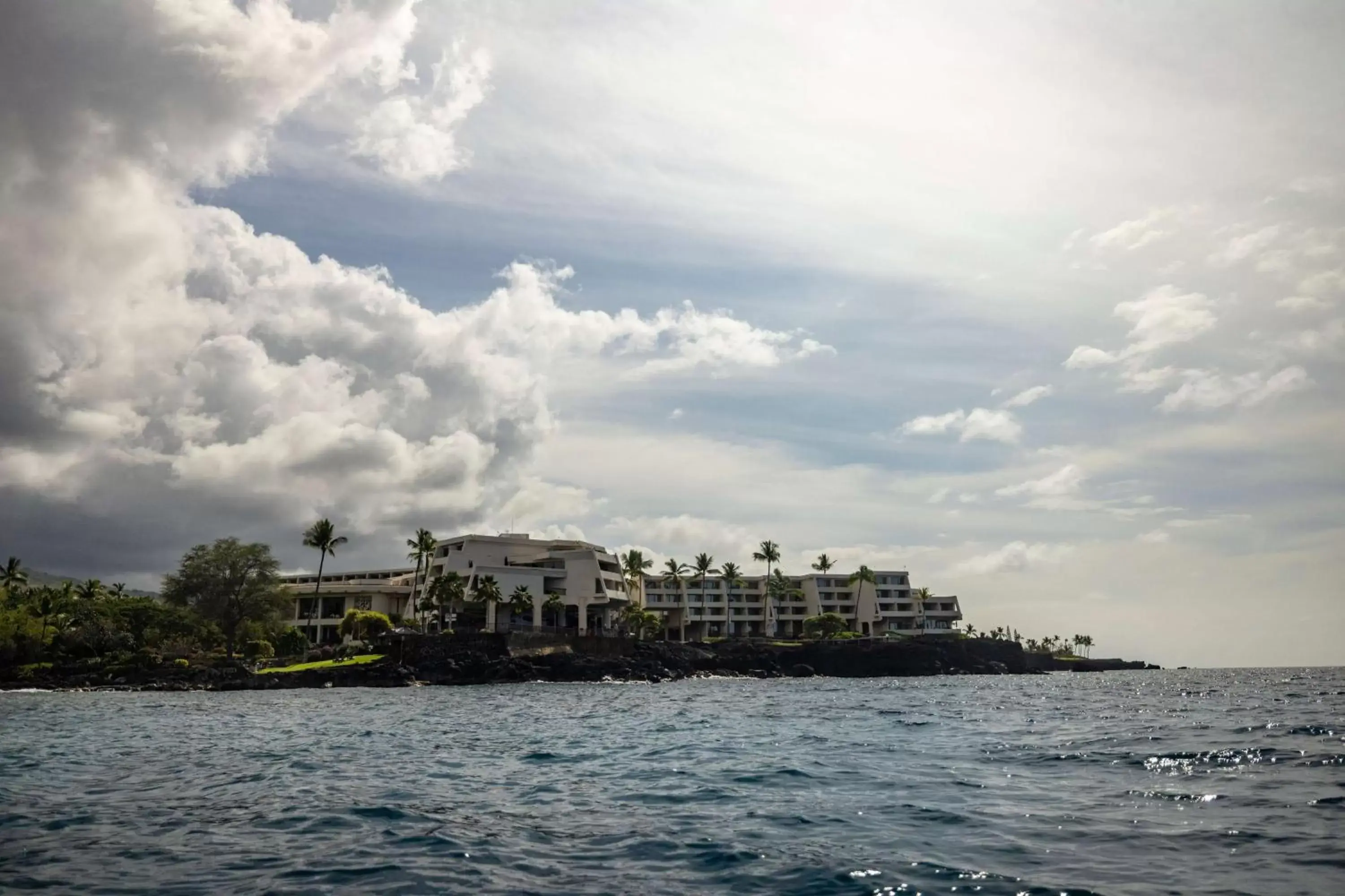 Property building in Outrigger Kona Resort and Spa