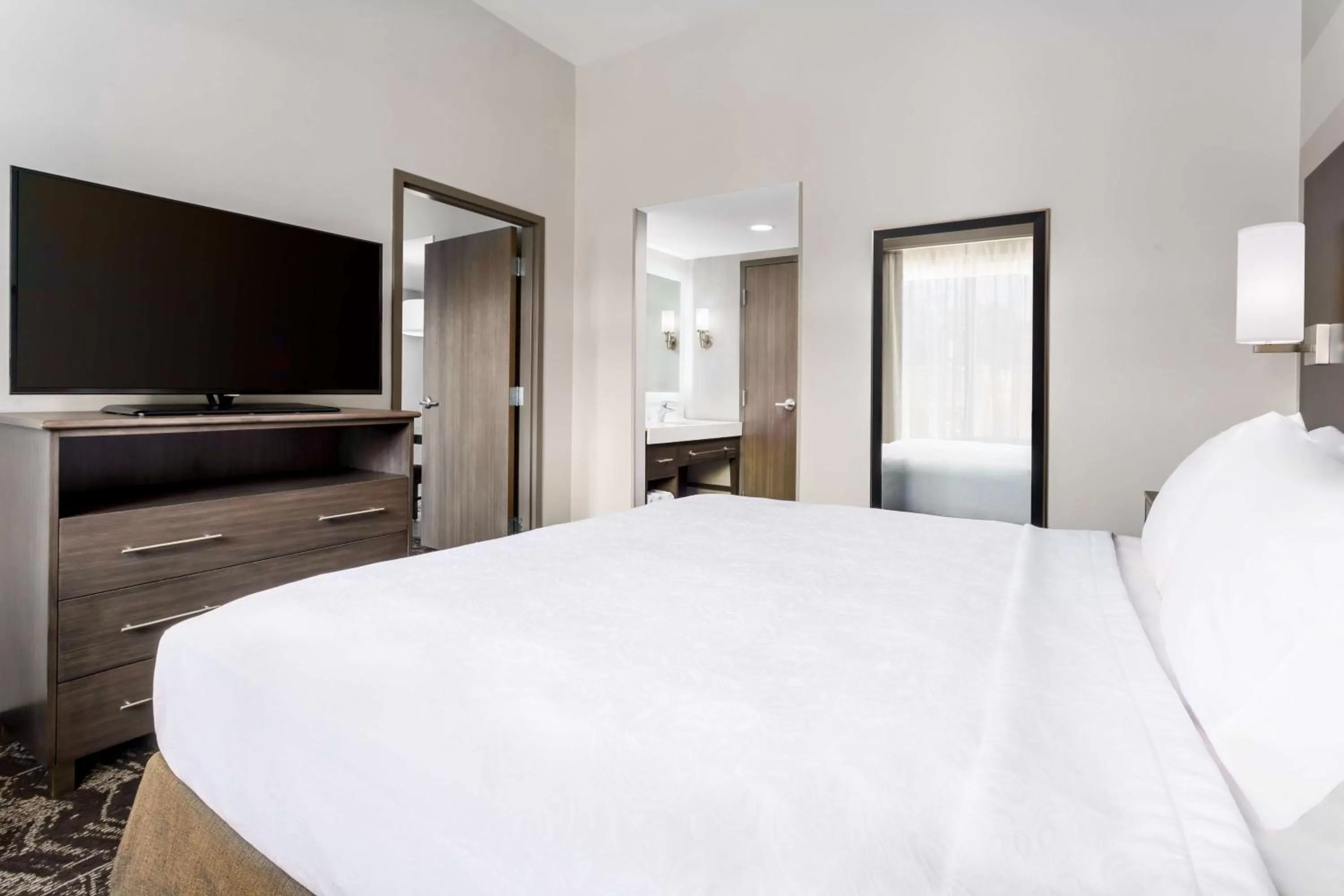 TV and multimedia, Bed in Homewood Suites By Hilton San Jose Santa Clara