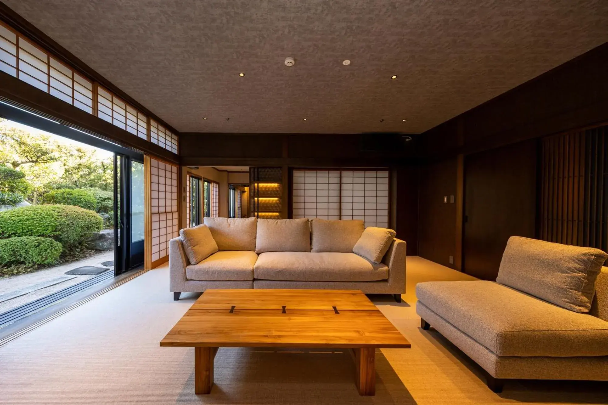 Living room, Seating Area in Haginoyado Tomoe Ryokan