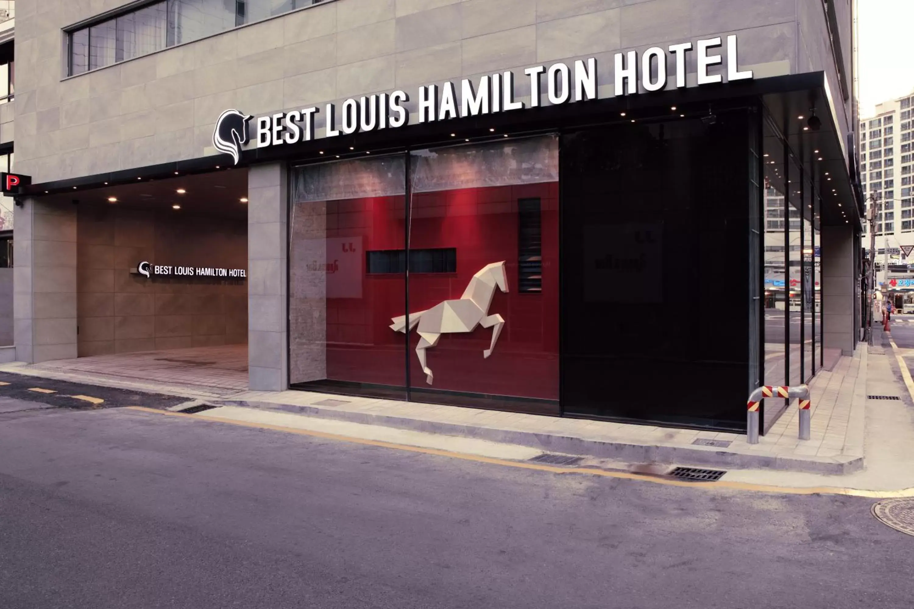 Facade/entrance in Best Louis Hamilton Hotel Haeundae