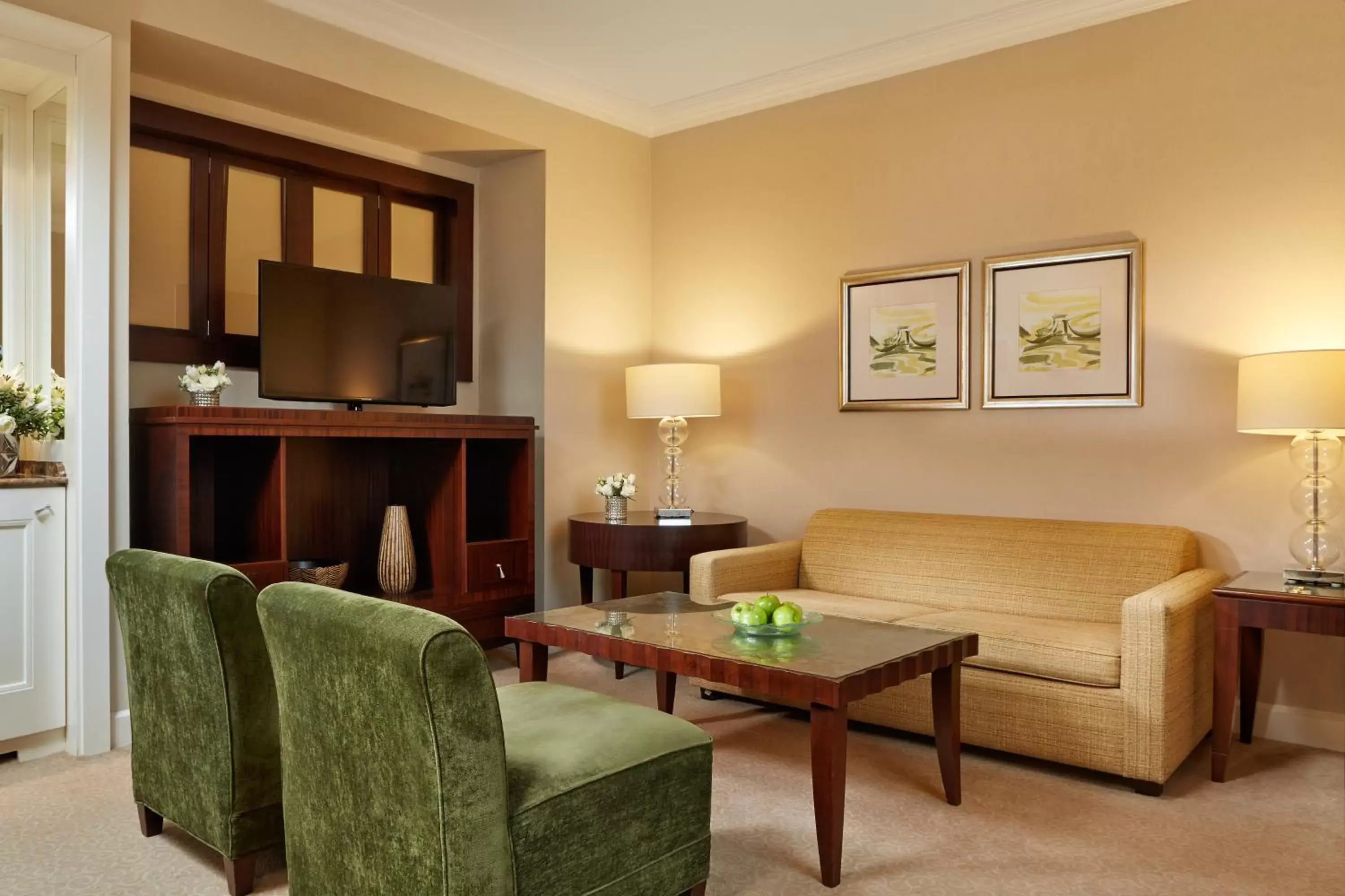 Living room in Corinthia Budapest Living room in Corinthia Budapest