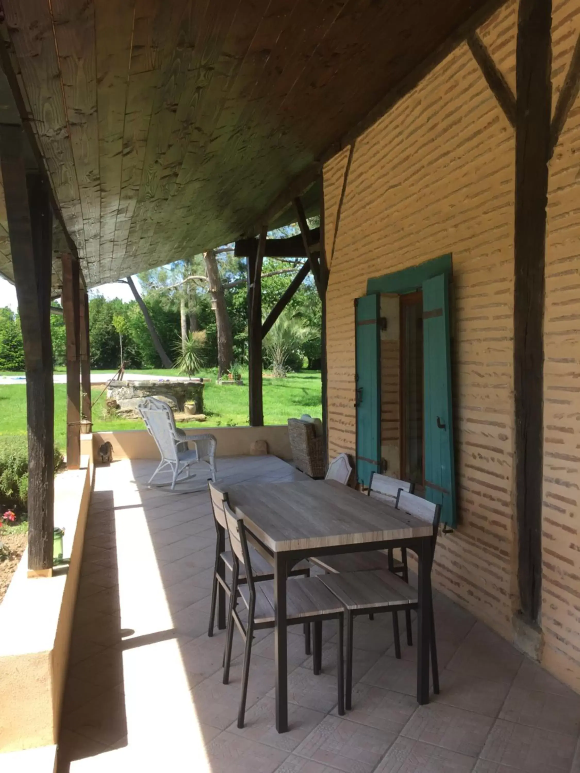 Patio in Les Terrasses des Mimosas