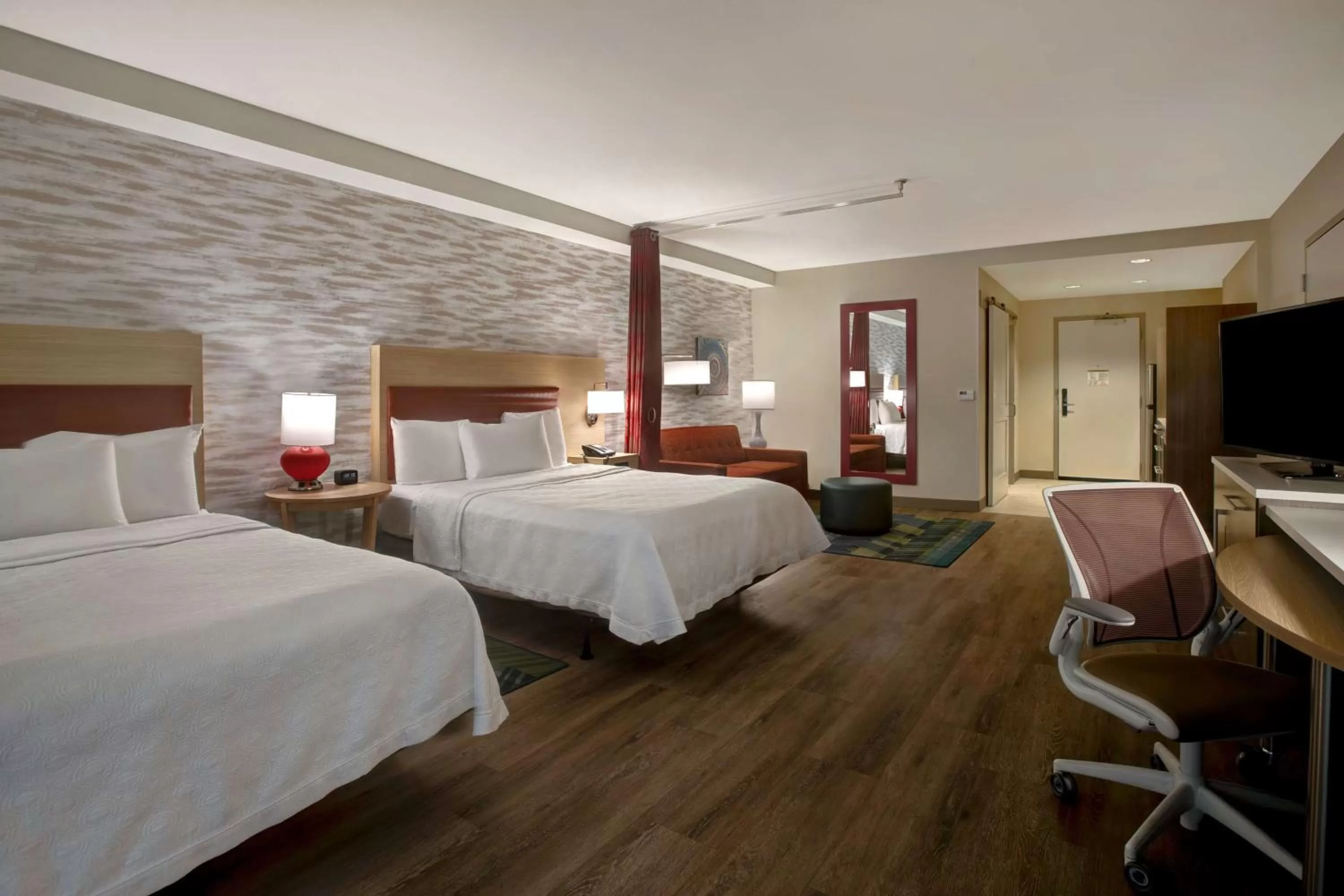 Bed in Home2 Suites By Hilton San Antonio on the Riverwalk