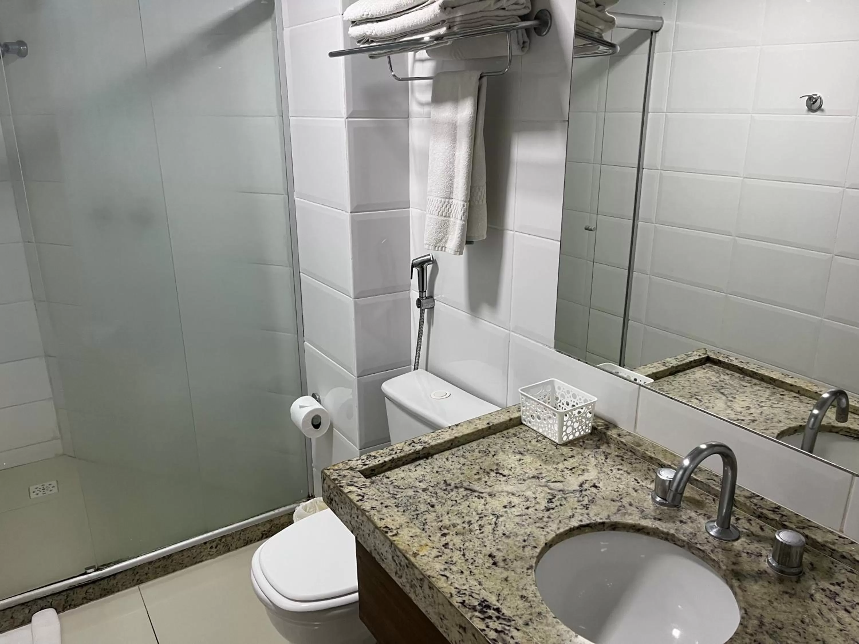 Bathroom in Flat beira mar Tambaú