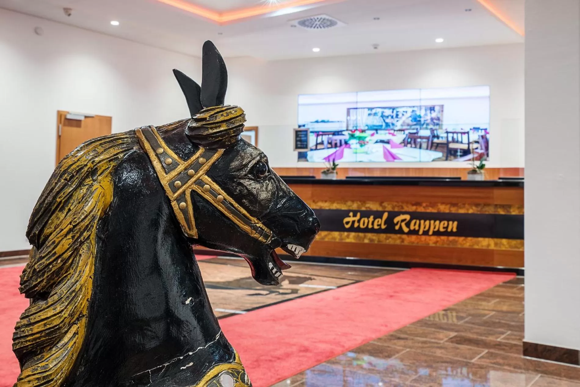 Decorative detail in Hotel Rappen Rothenburg ob der Tauber