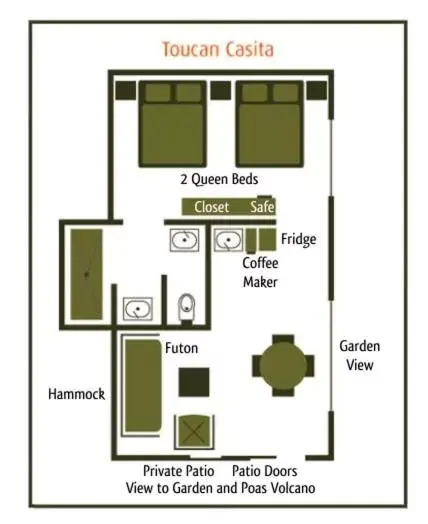 Floor Plan in Pura Vida Hotel