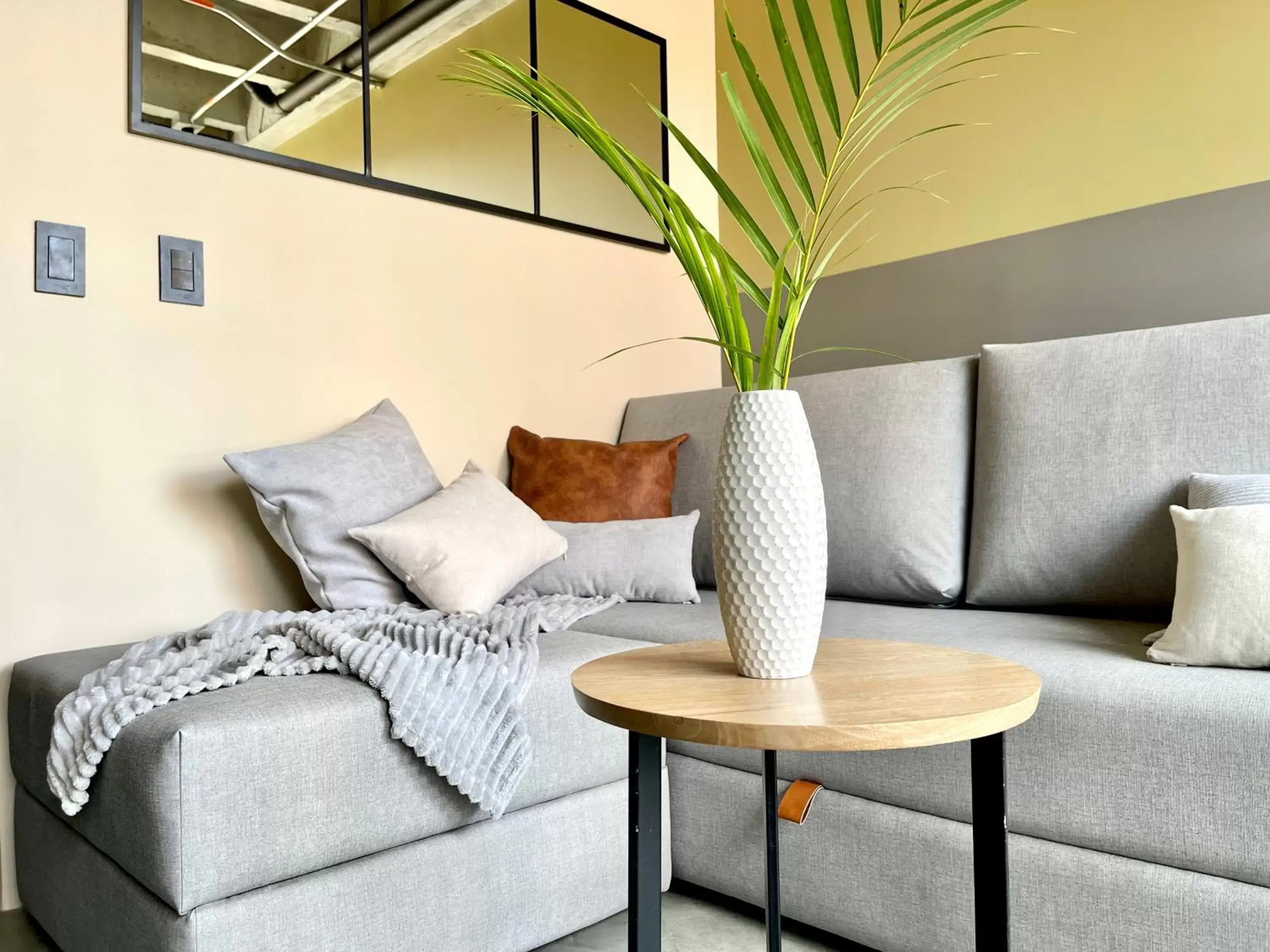 Living room in Beminimal Hotel Living room in Beminimal Hotel