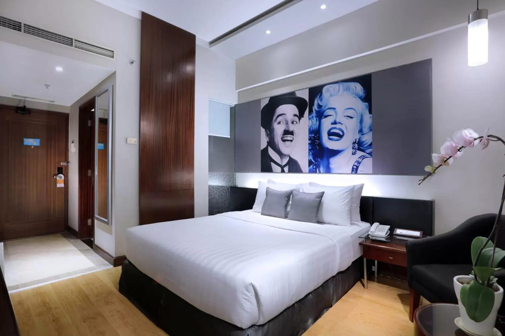 Bed in Grand Candi Hotel