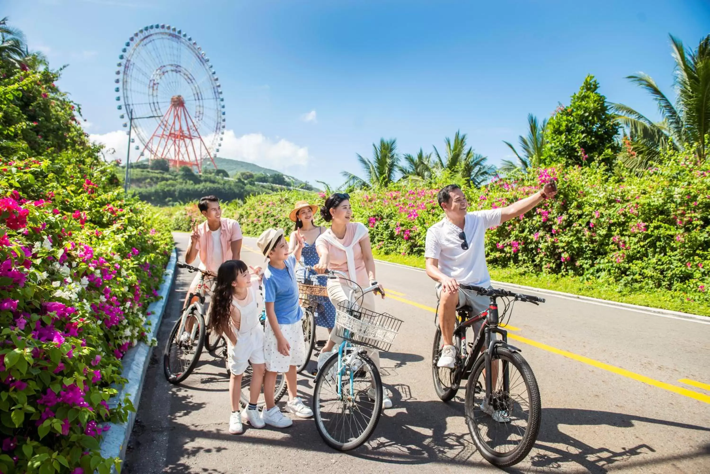 Activities, Biking in Vinpearl Resort Nha Trang