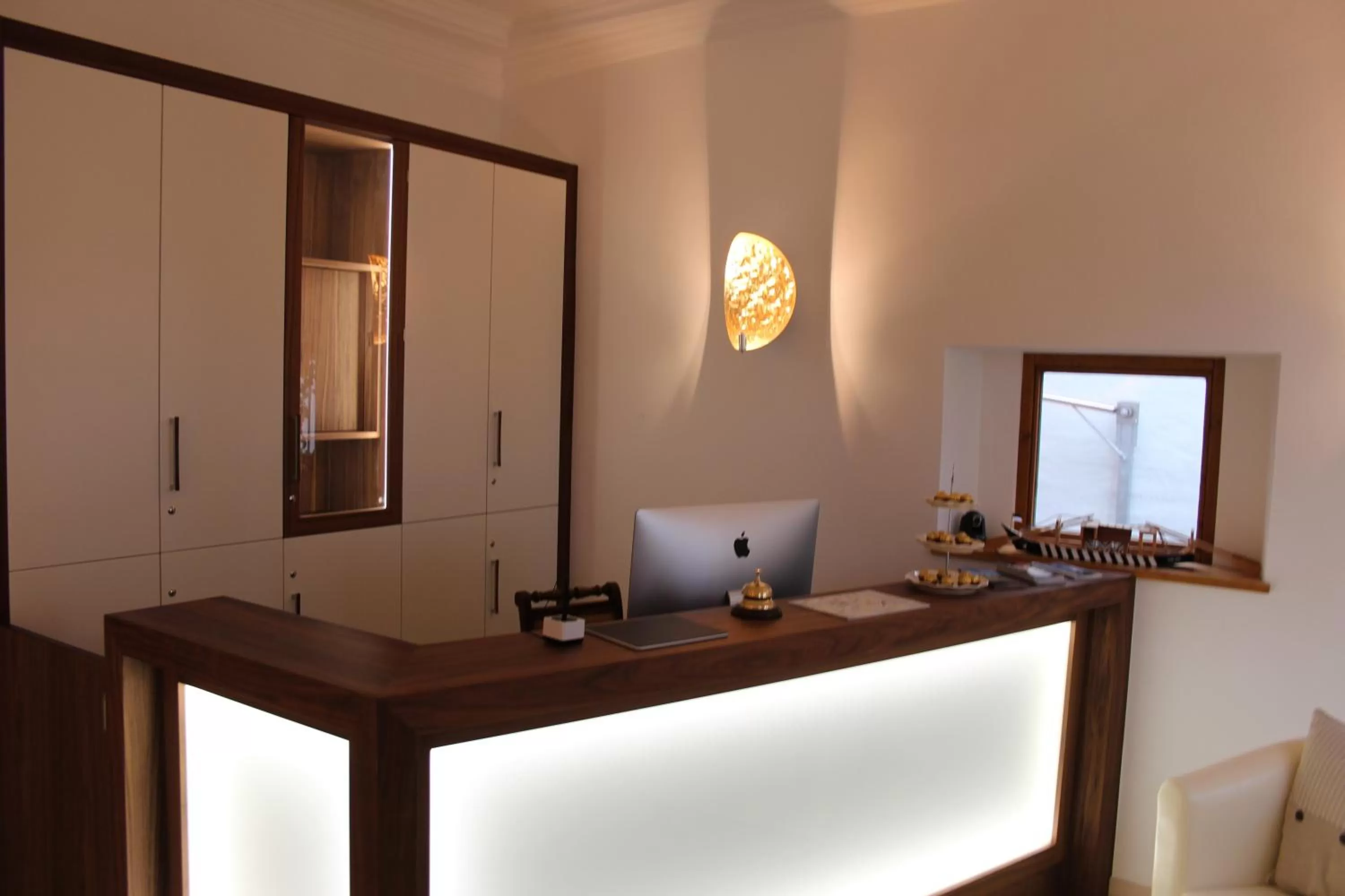 Lobby or reception in Hotel Schmales Haus