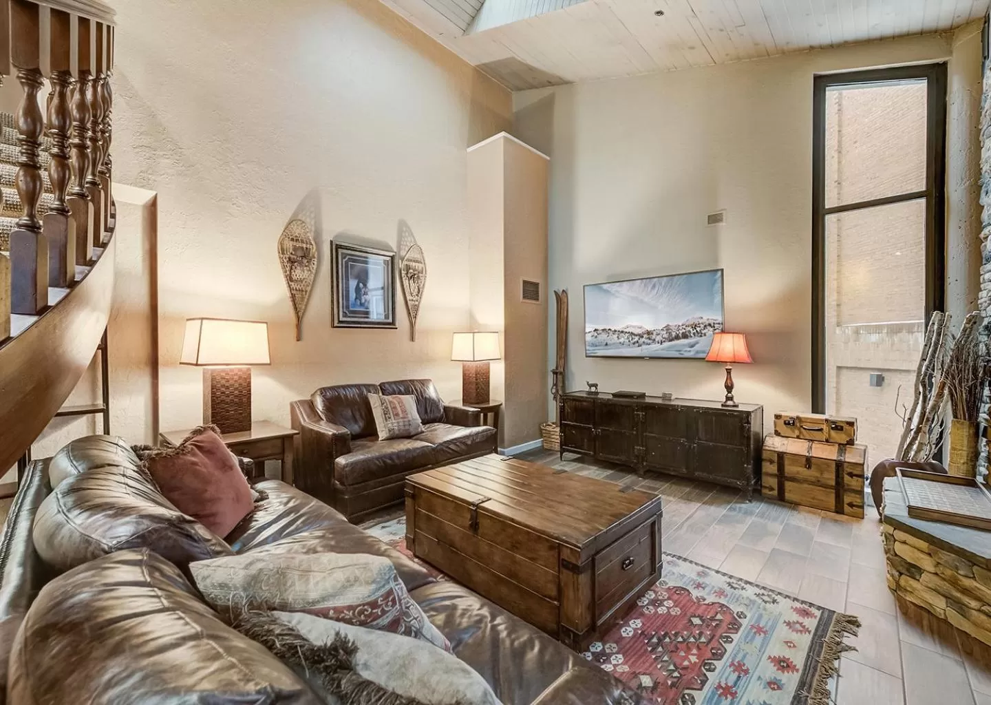 Living room in Silver King by All Seasons Resort Lodging