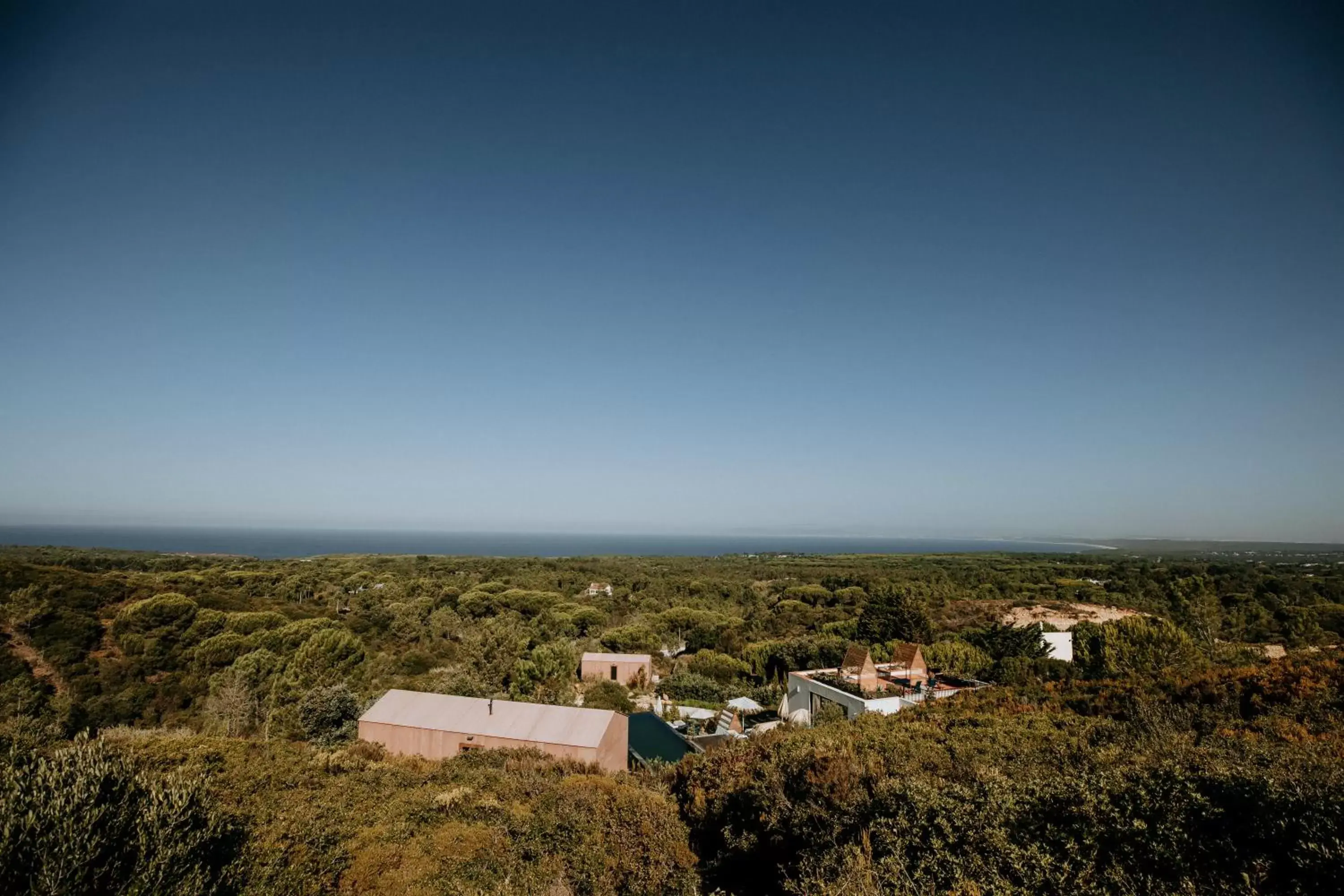 Bird's eye view, Bird's-eye View in Eco-lodge Villa Epicurea