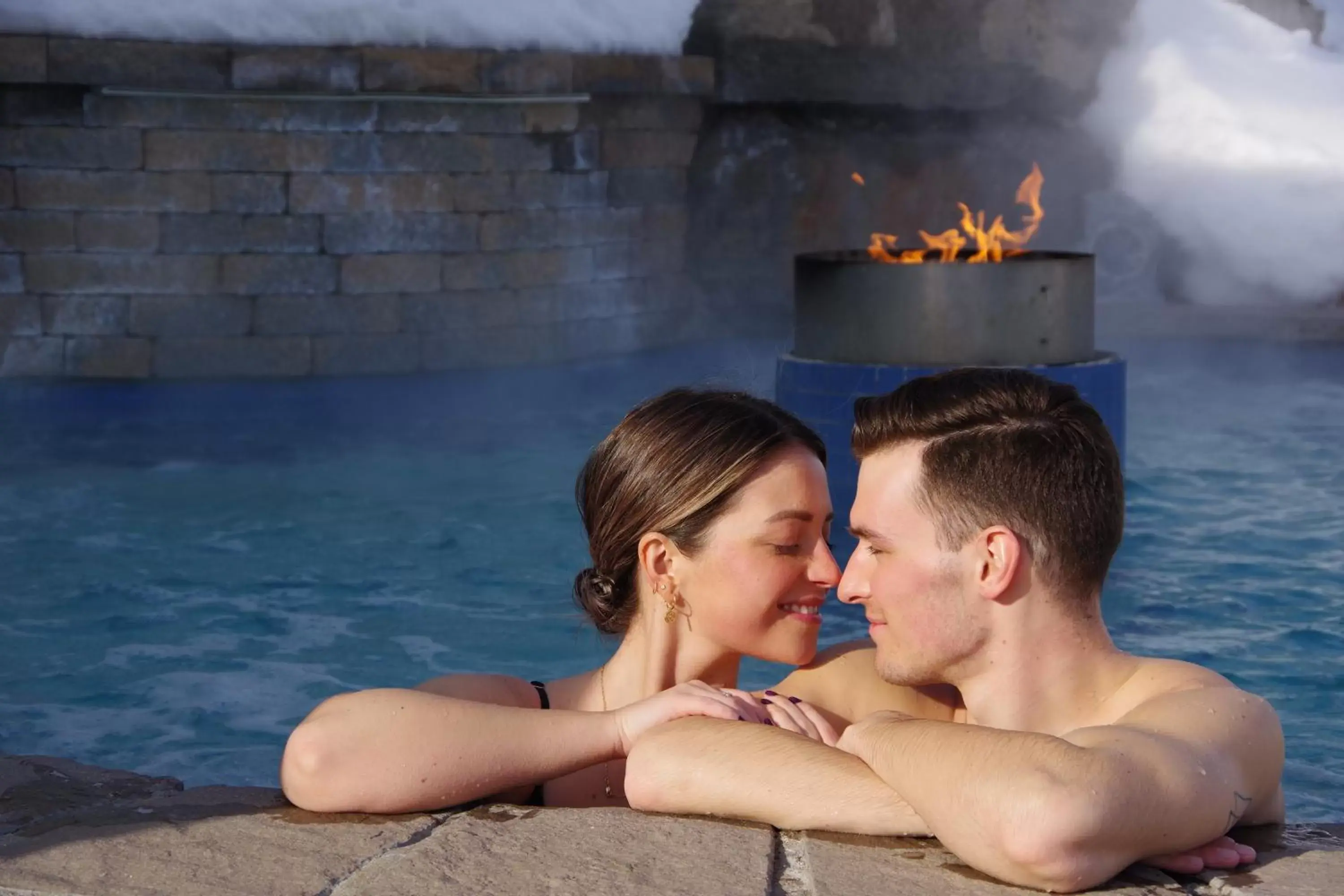 Hot Spring Bath in Estérel Resort