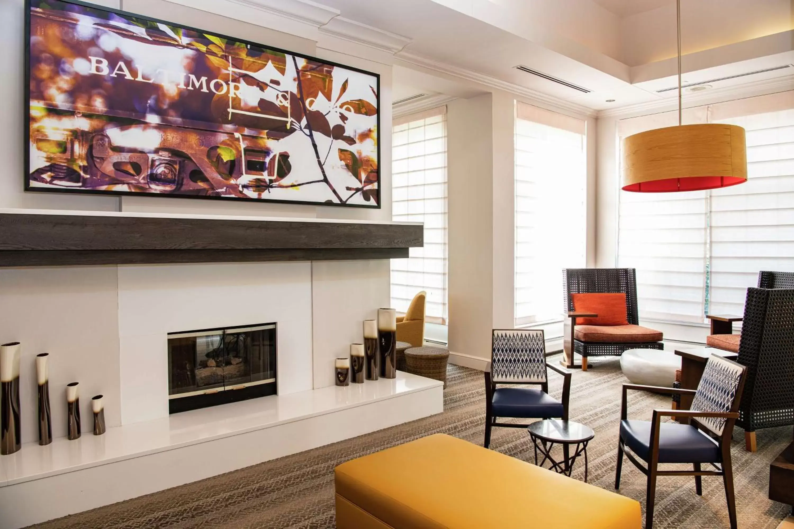 Lobby or reception in Hilton Garden Inn BWI Airport