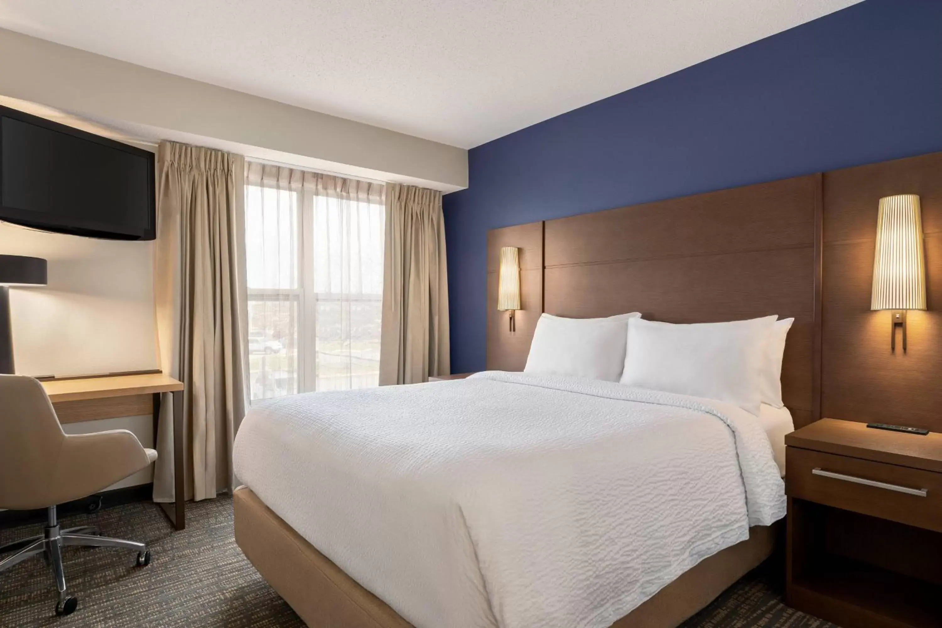 Bedroom, Bed in Residence Inn by Marriott Philadelphia West Chester/Exton