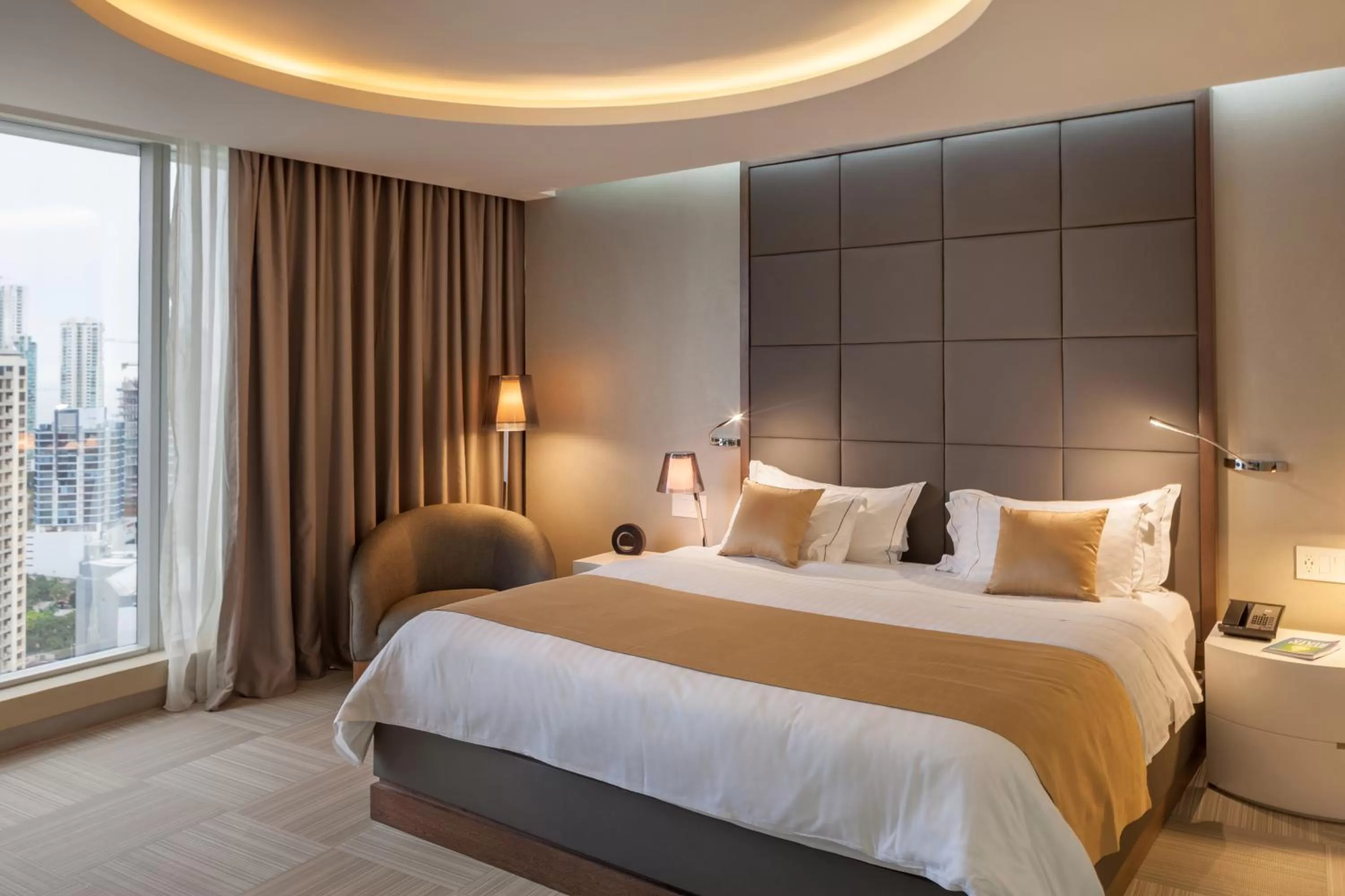 Bed in Hotel Las Americas Golden Tower Panamá