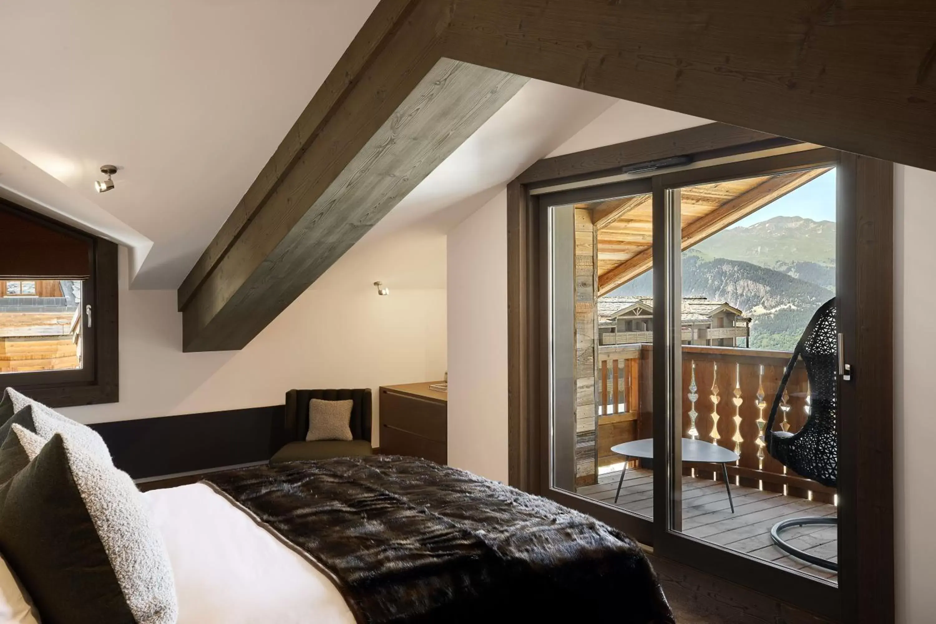 Bed in Six Senses Residences & Spa Courchevel