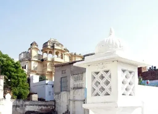 Bird's eye view, Property Building in Udai Haveli Guesthouse