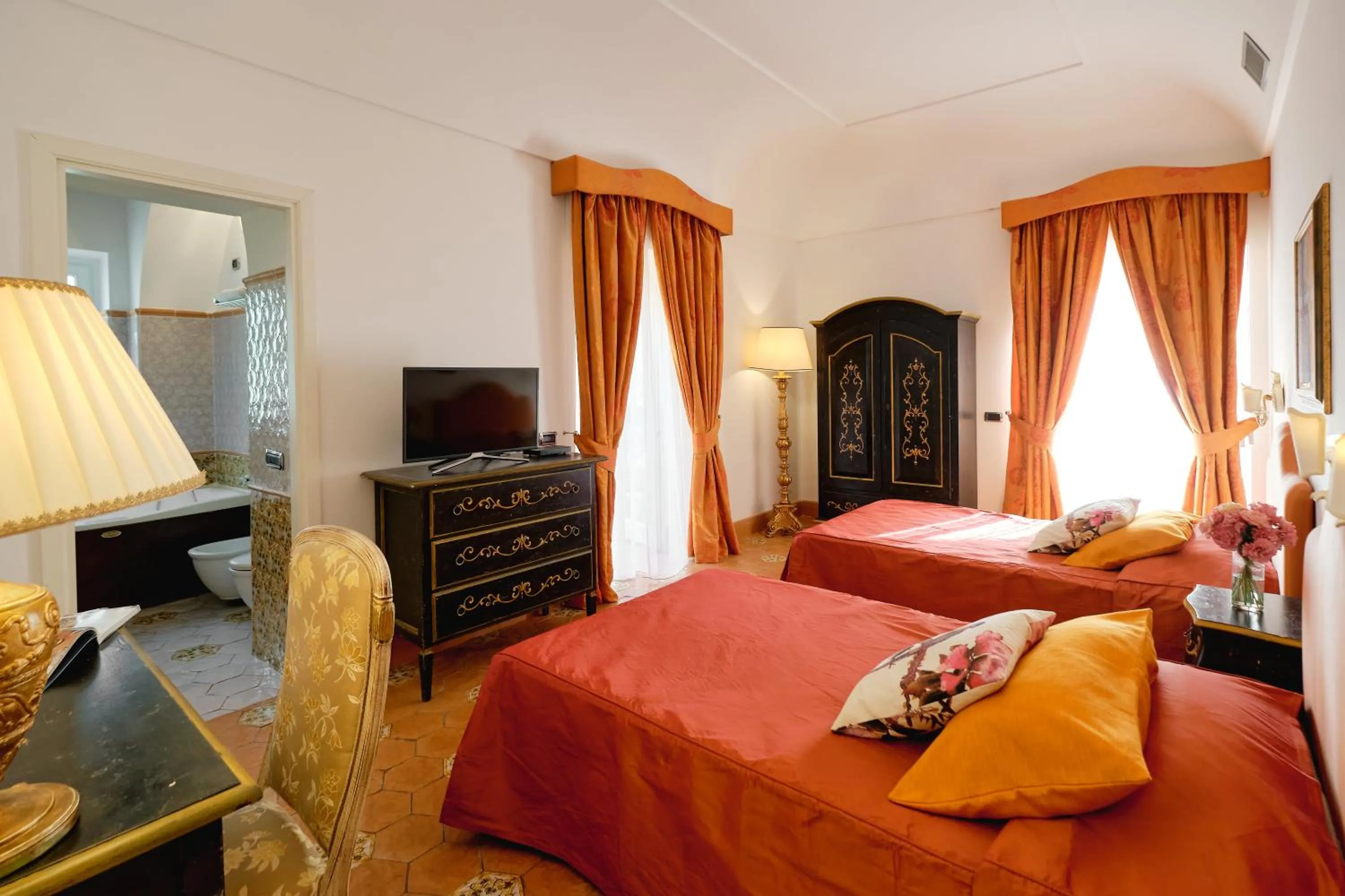 Bedroom, Bed in Hotel Botanico San Lazzaro