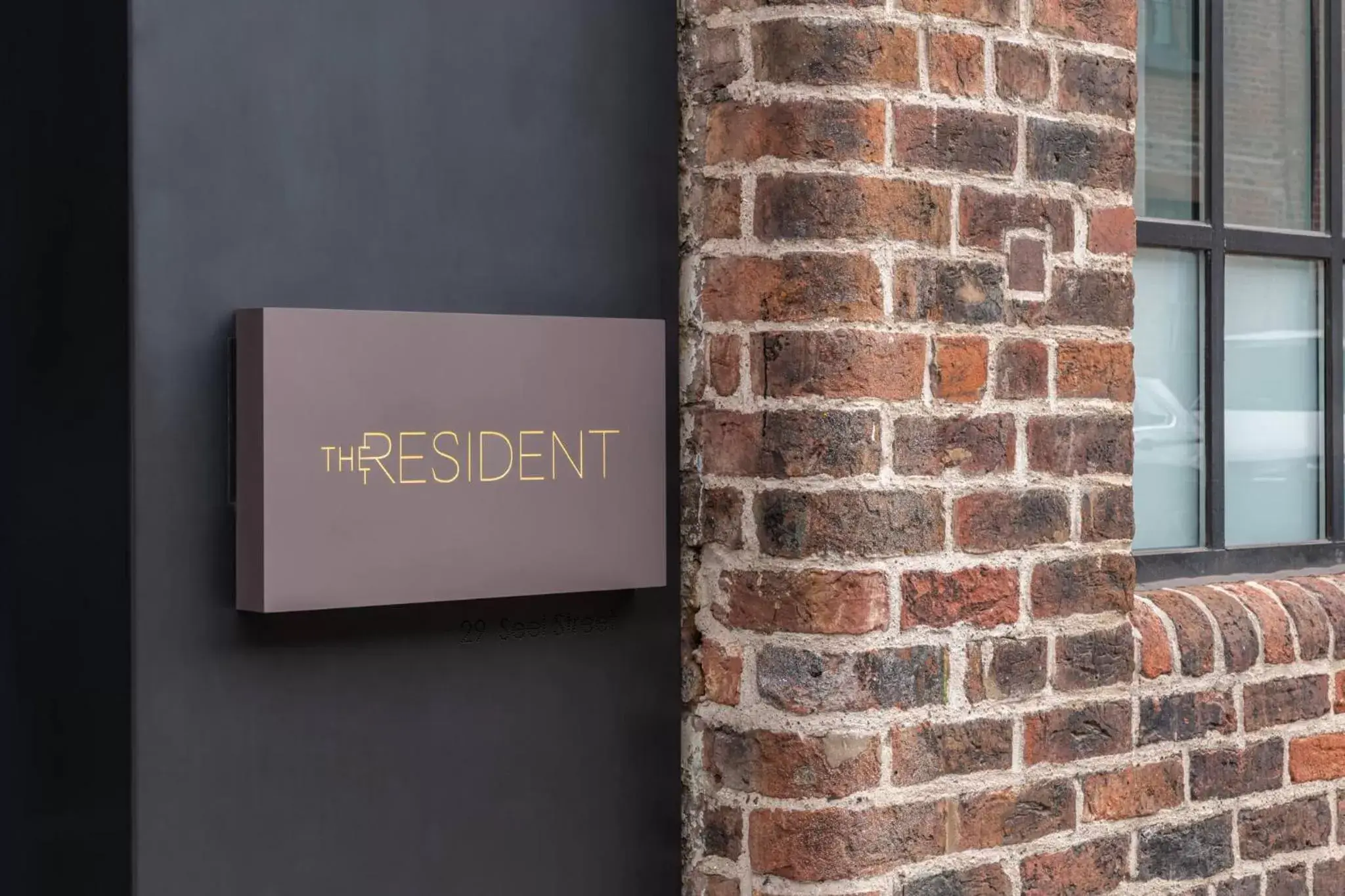 Facade/entrance, Property Logo/Sign in The Resident Liverpool