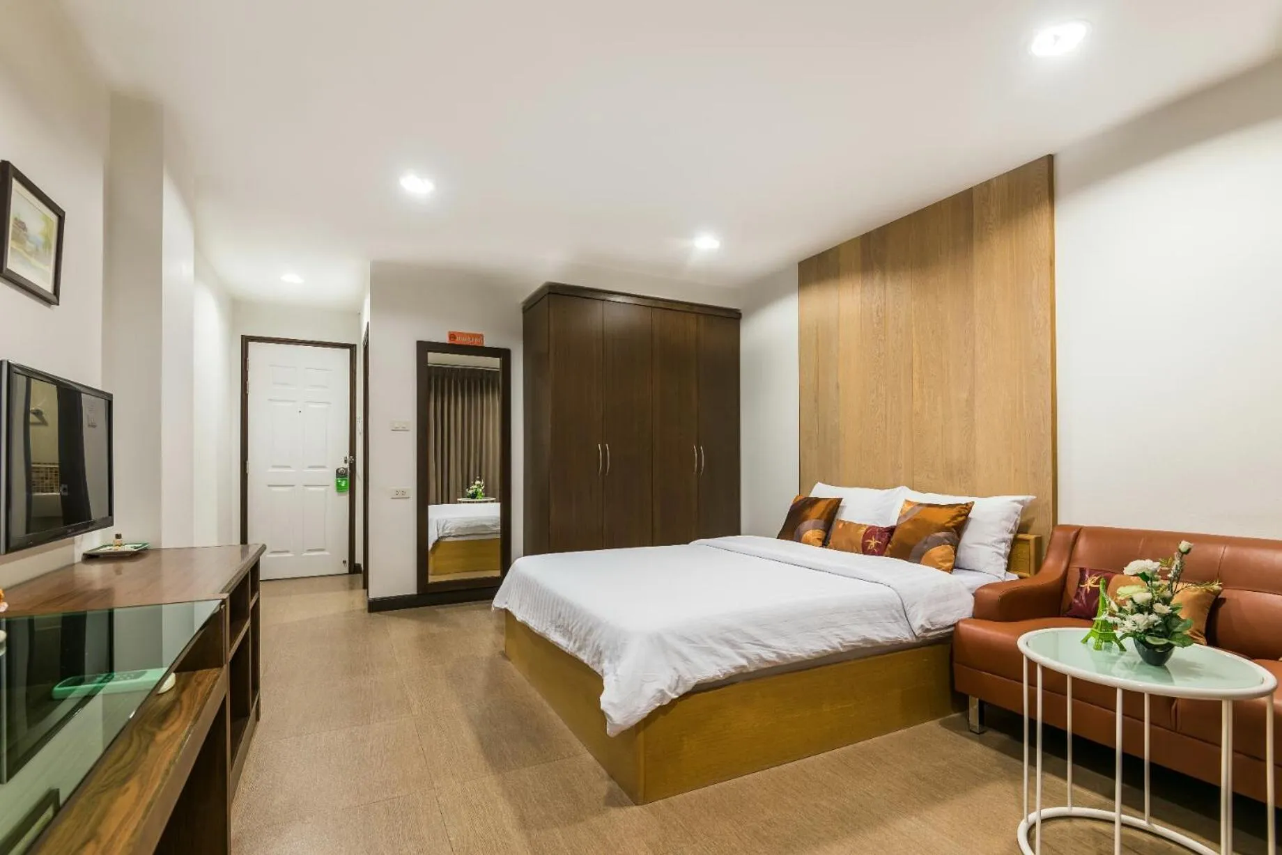 Bed in BB Garden Resort