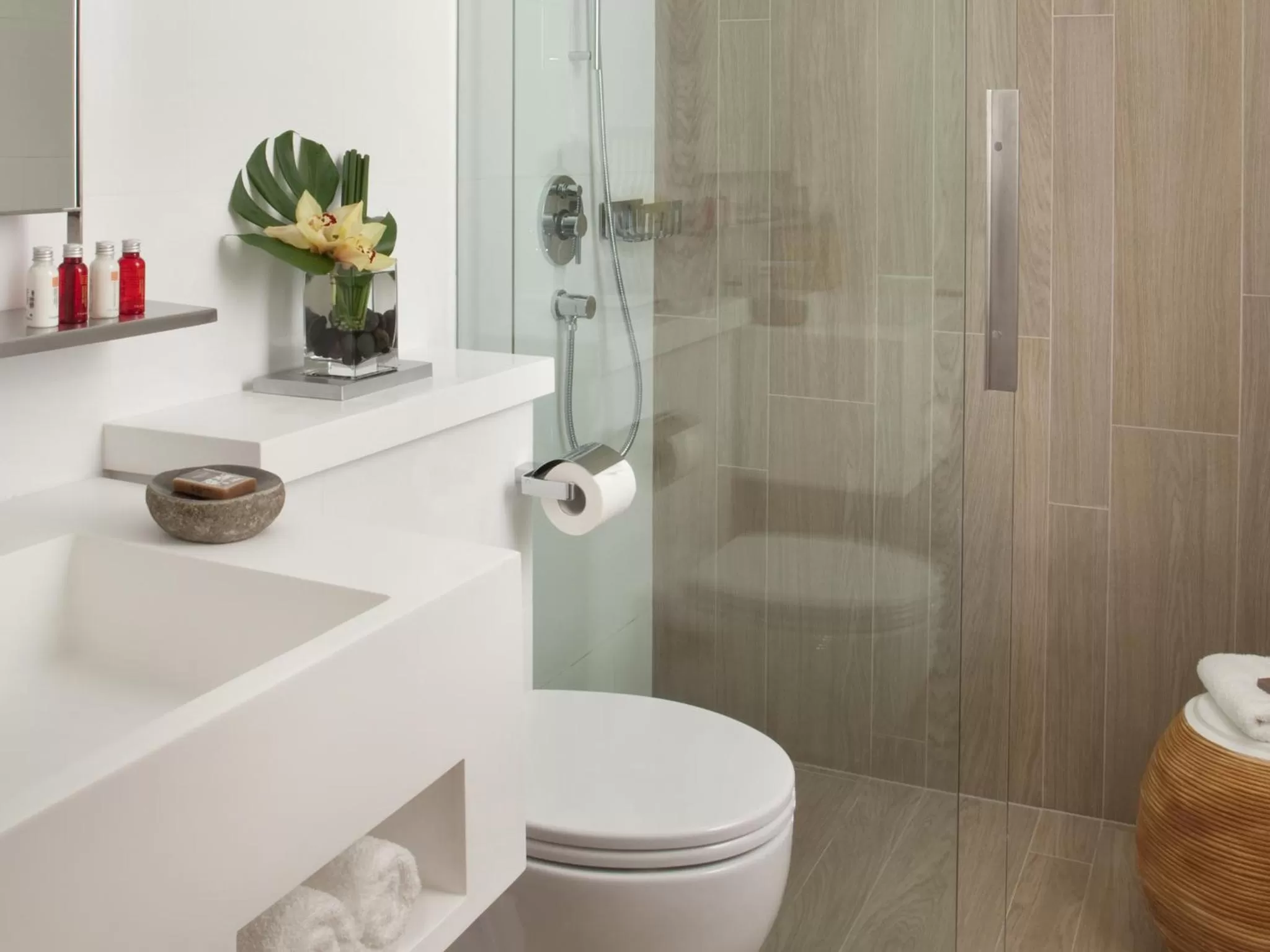 Shower in Oasia Hotel Novena, Singapore by Far East Hospitality