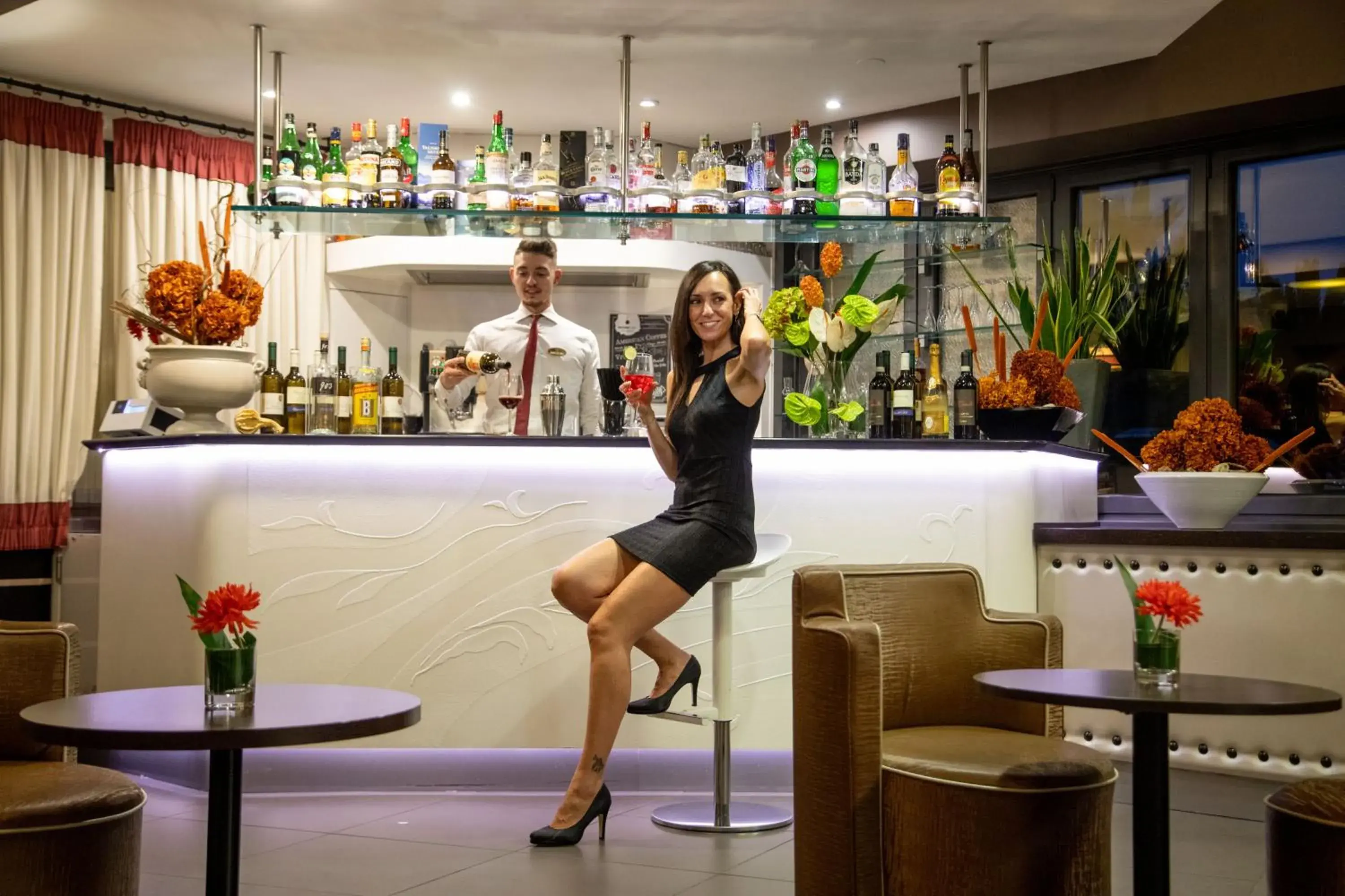 Lounge or bar in Hotel Domidea